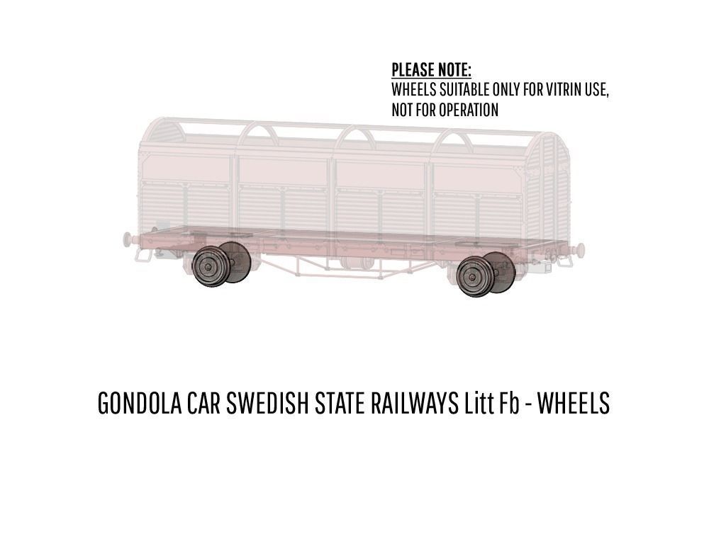 ROLLS-0028 SJ Litt Fb tall top Gondola freight car in H0-scale 3D print model_14