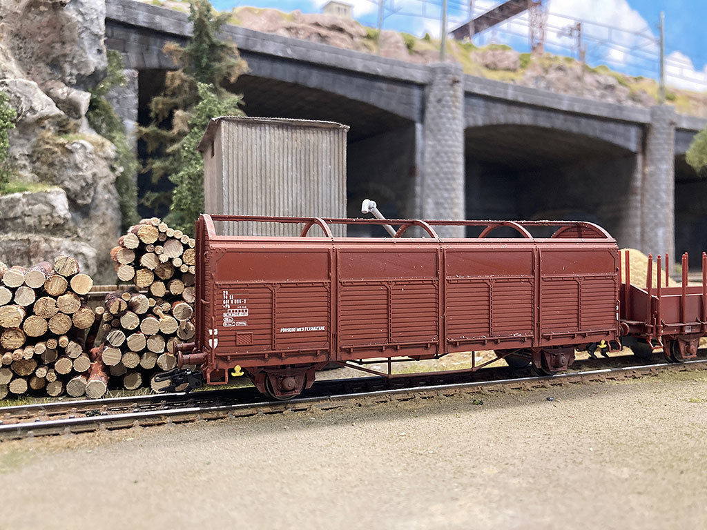 ROLLS-0028 SJ Litt Fb tall top Gondola freight car in H0-scale 3D print model_6