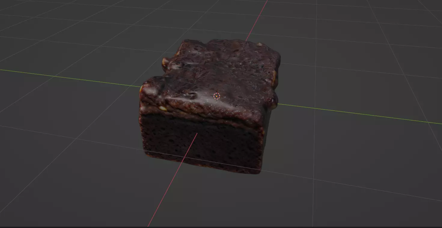 brownie 3D model_0