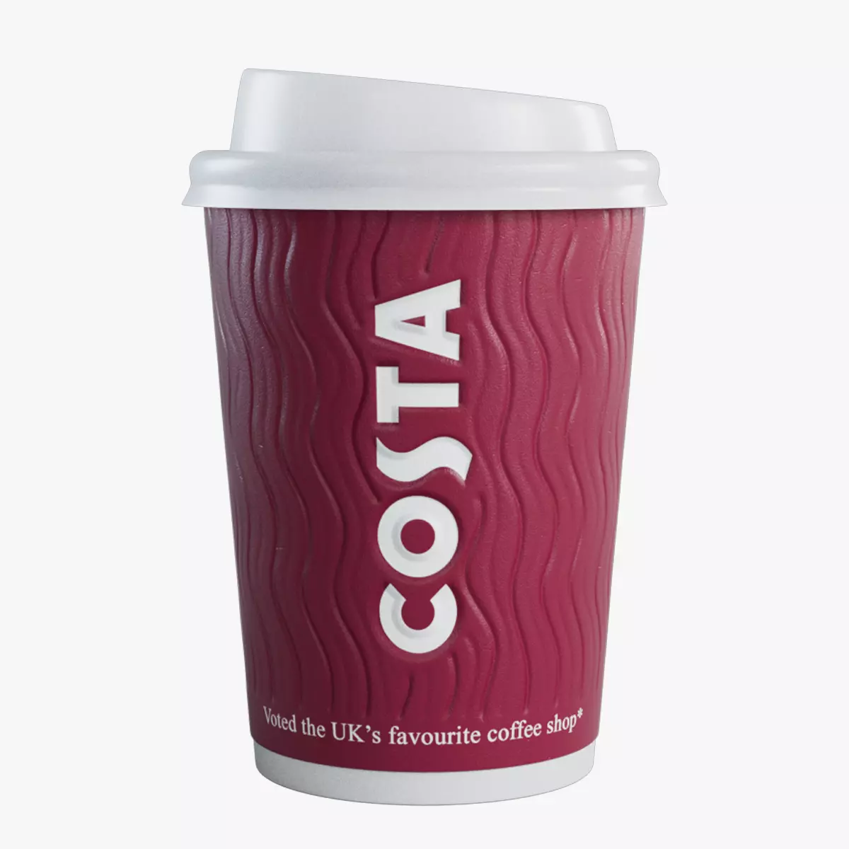Costa Coffee Cup 3D model_0