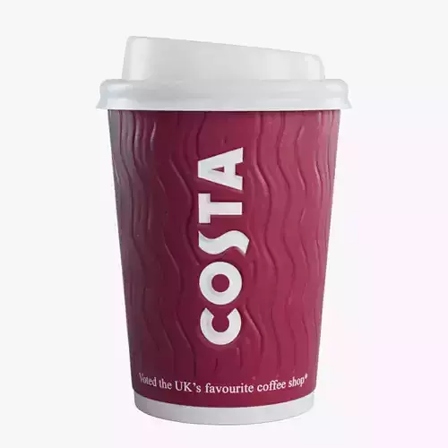 Costa Coffee Cup 3D model