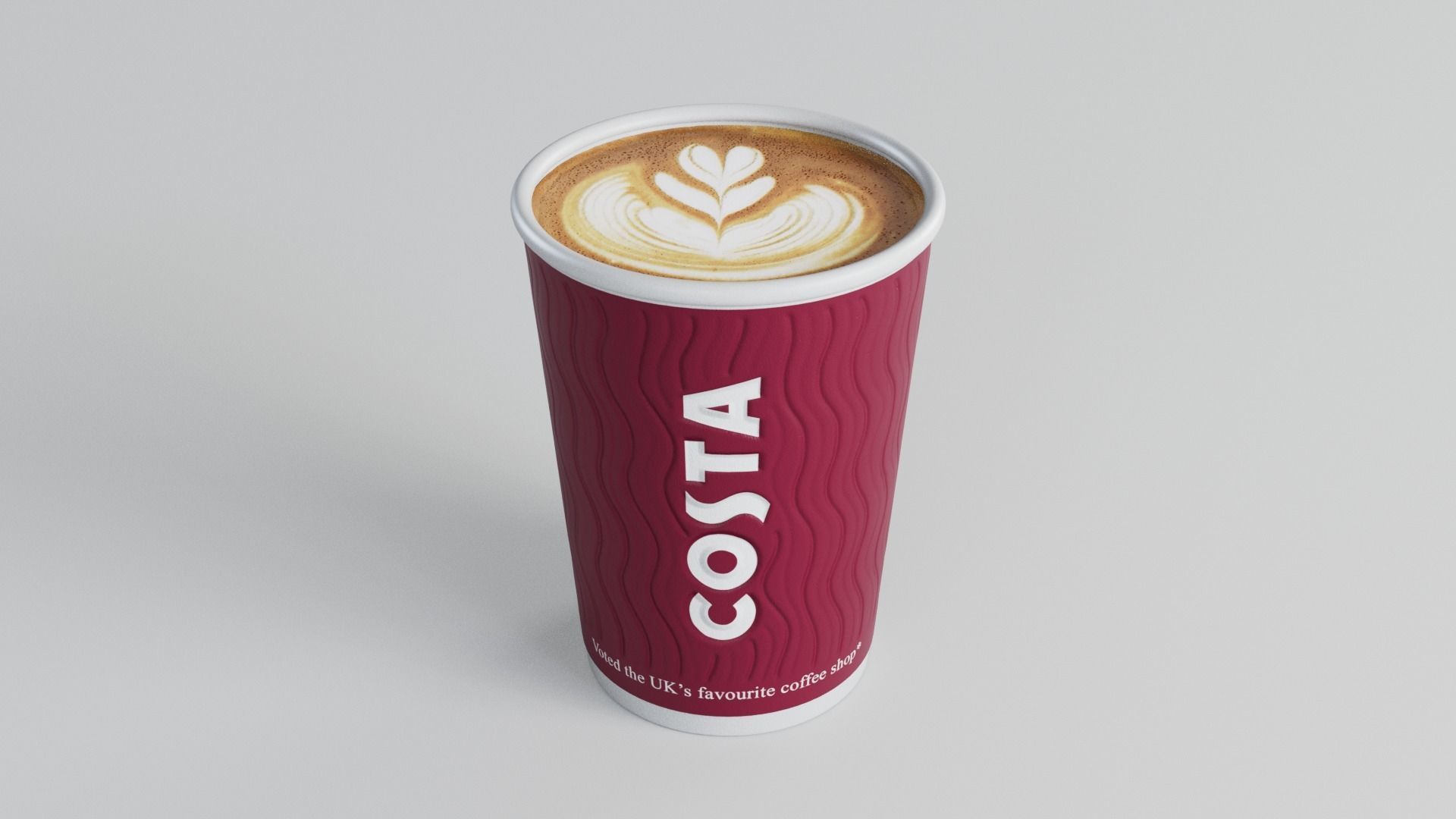 Costa Coffee Cup 3D model | CGTrader