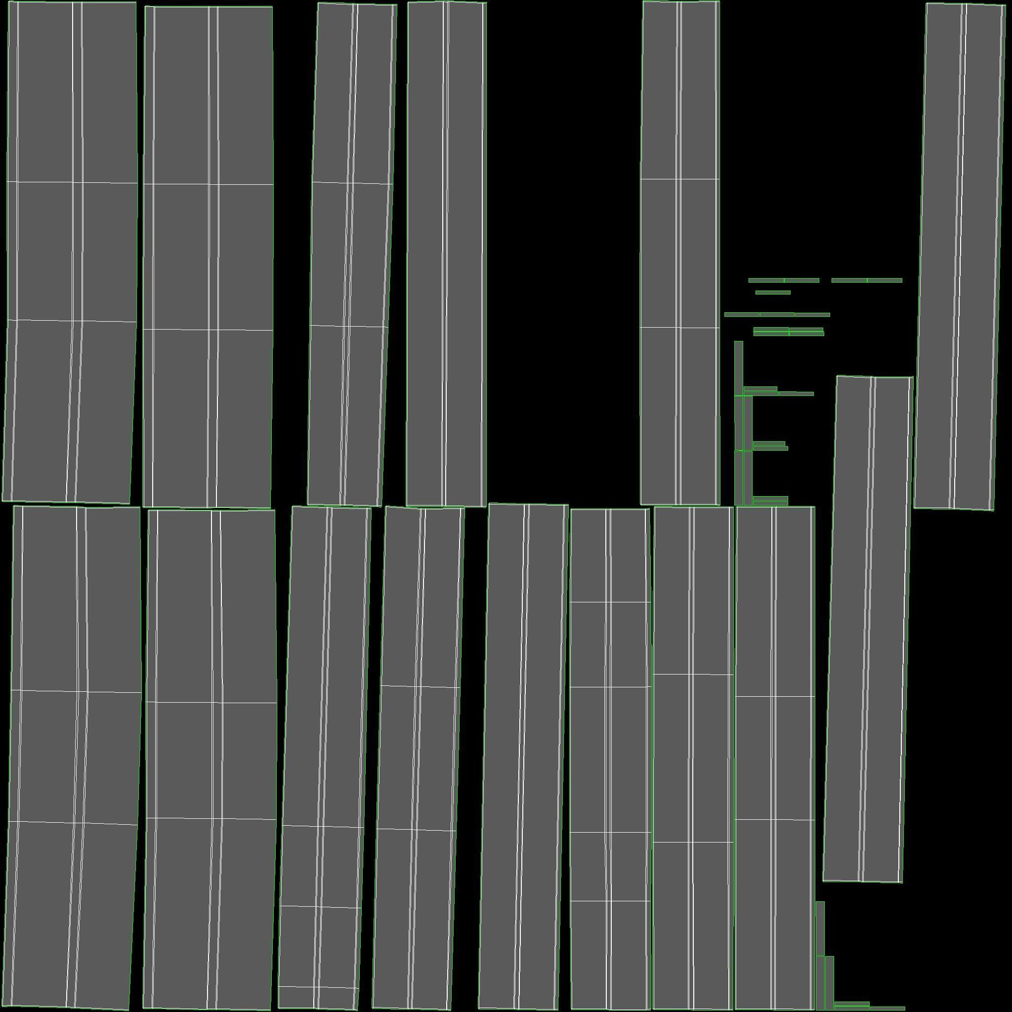Wood Pallet Low-poly 3D model_19
