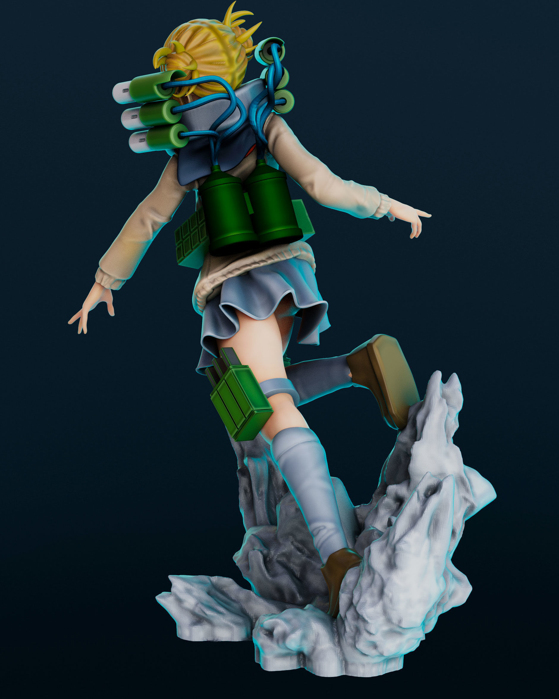 himiko toga for 3Dprint 3D print model_6