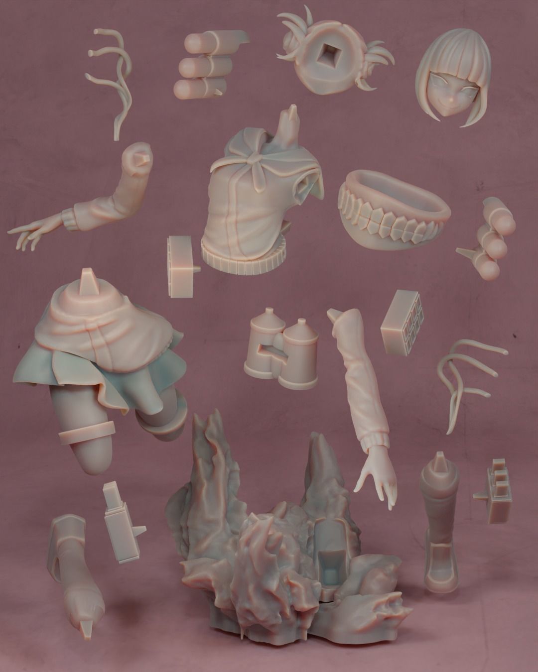 himiko toga for 3Dprint 3D print model_13