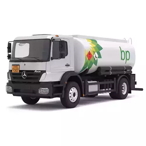 Mercedes-Benz Axor BP Truck Tanker 3D model