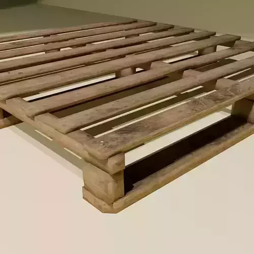 Low Poly Wooden Pallet Unreal Engine 5 and Unity 5 Low-poly 3D model