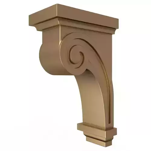 Raleigh Craftsman Corbel Low-poly 3D model