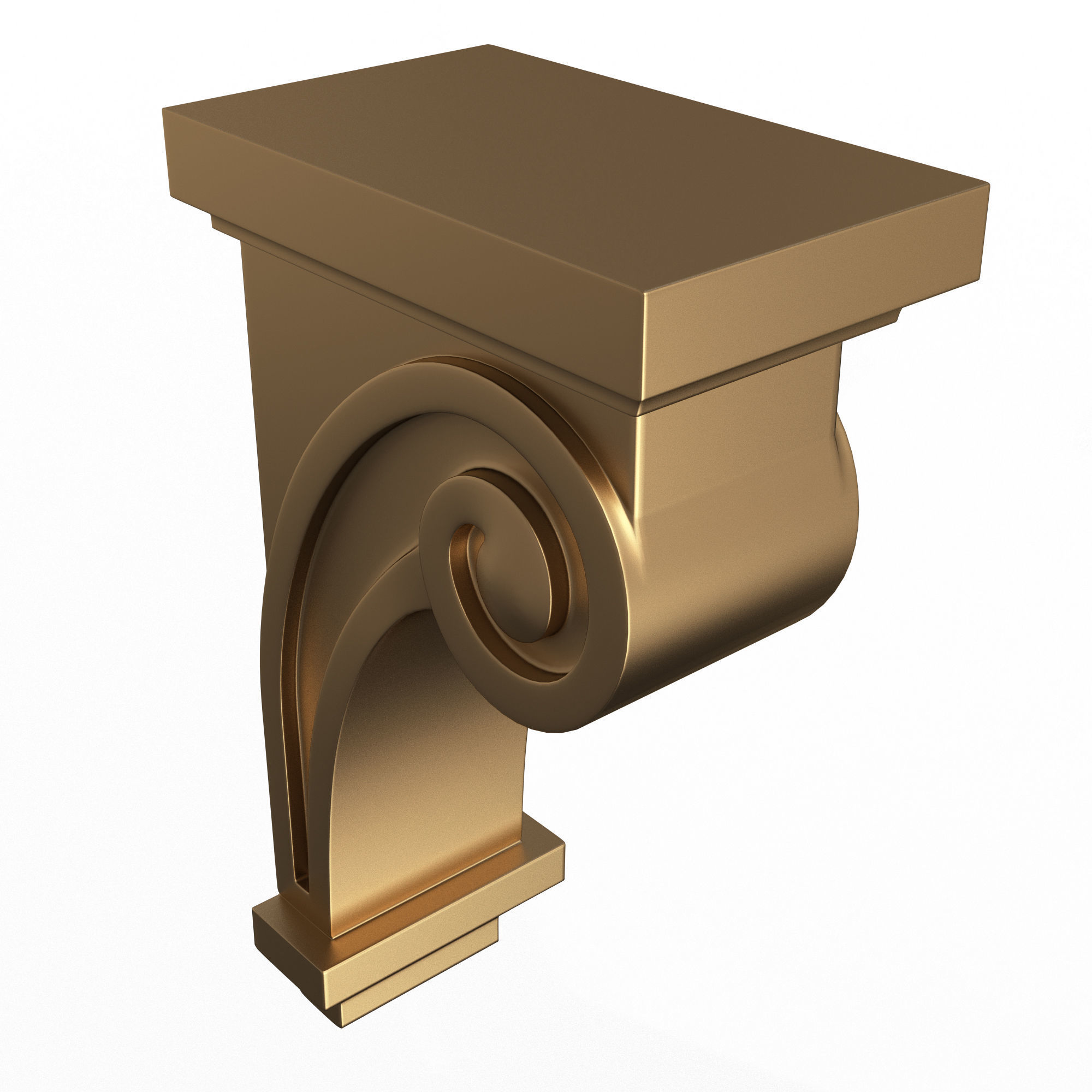 Raleigh Craftsman Corbel Low-poly 3D model_5