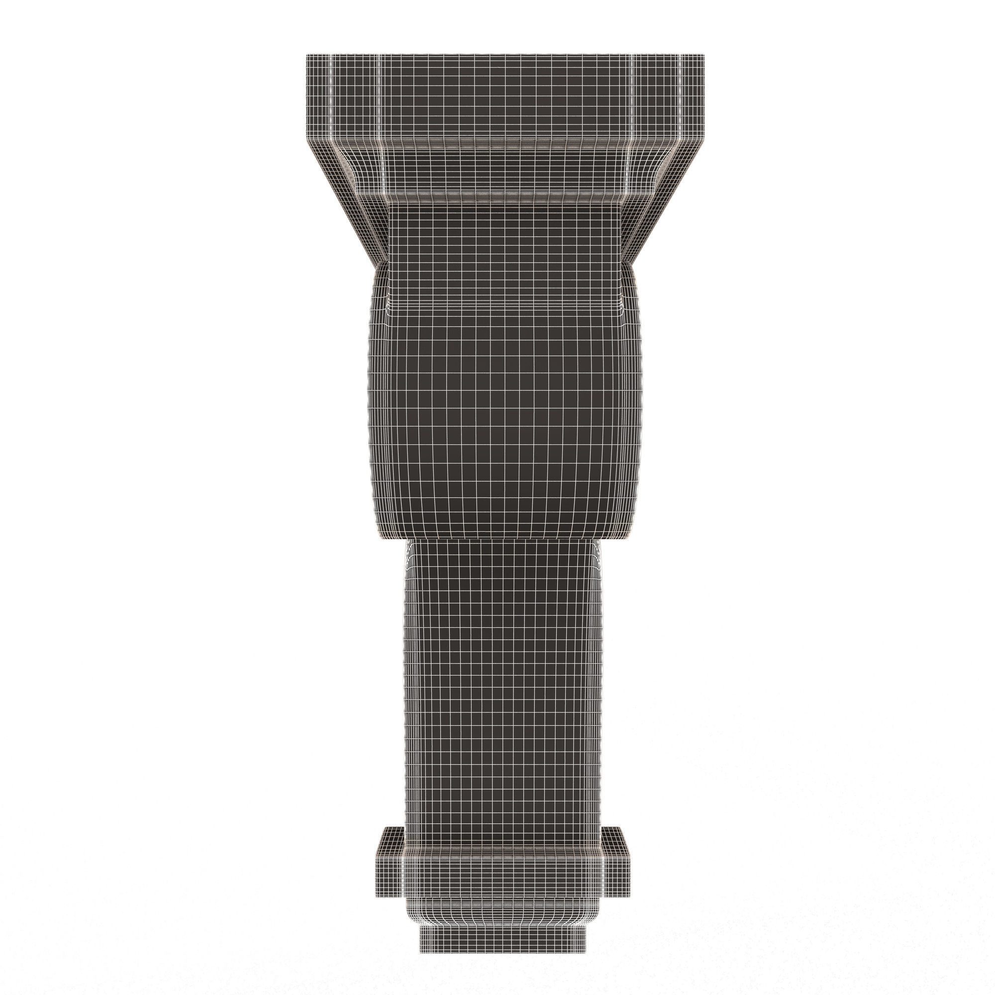 Raleigh Craftsman Corbel Low-poly 3D model_10