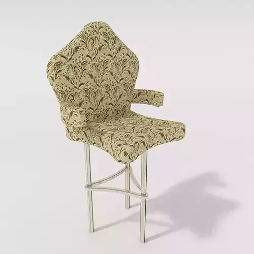 Golden petal fabric sofa