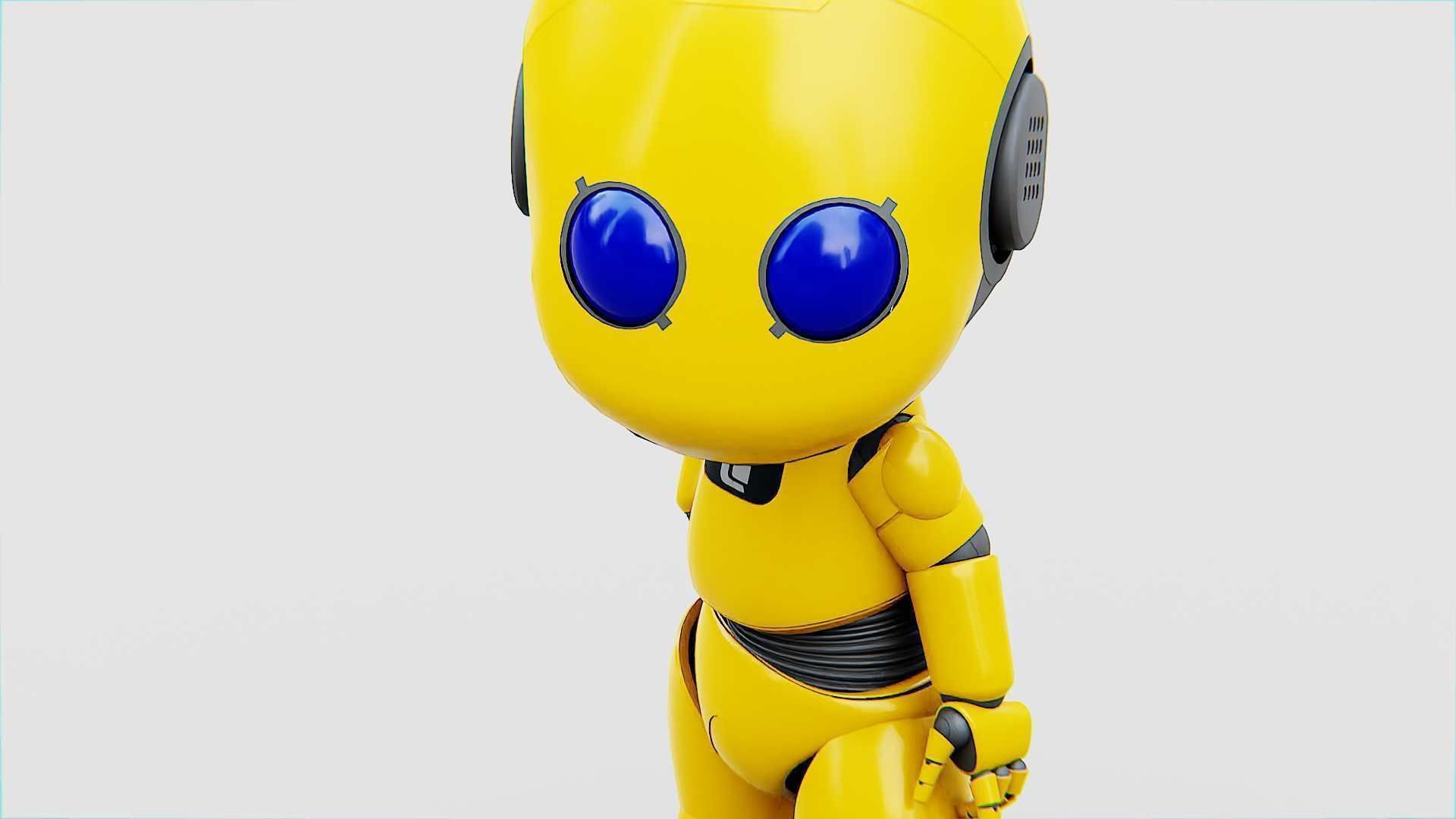 TOON BOT Rigged for Unreal Engine - Unity - MIXAMO 3D model_14