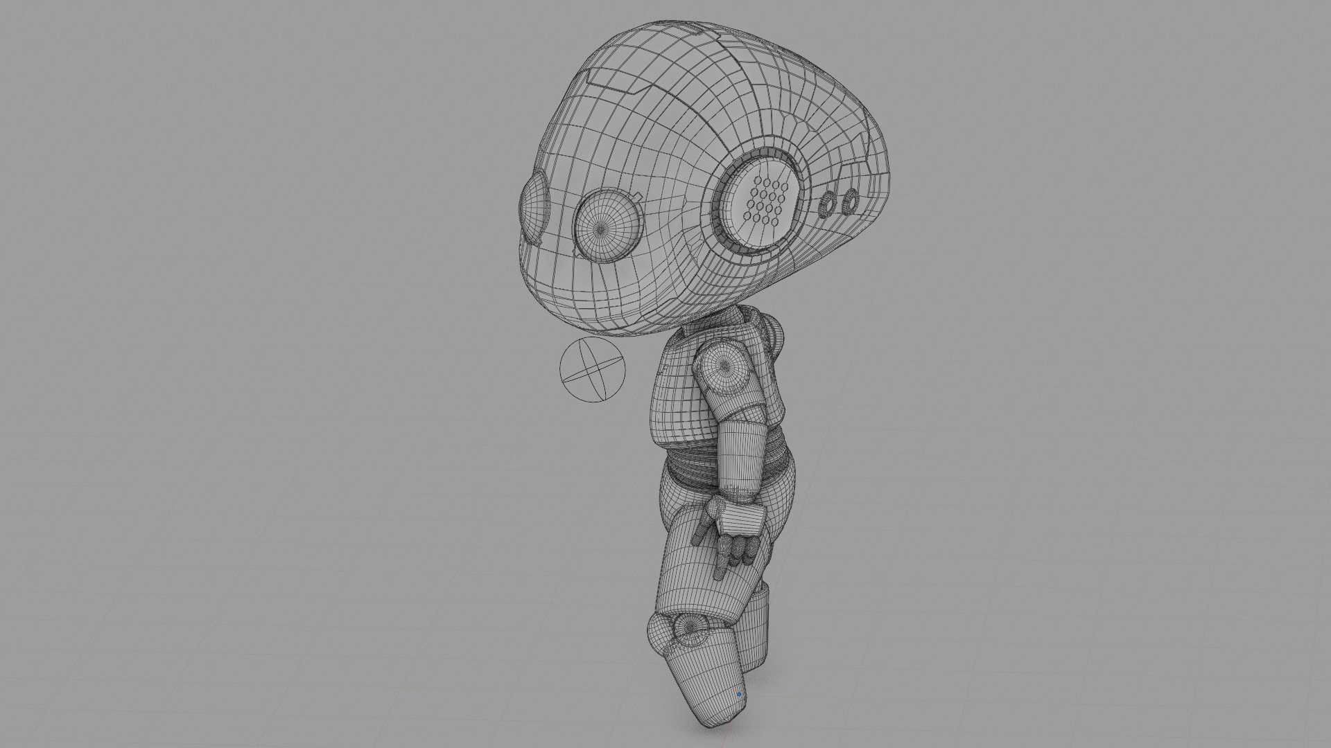 TOON BOT Rigged for Unreal Engine - Unity - MIXAMO 3D model_42