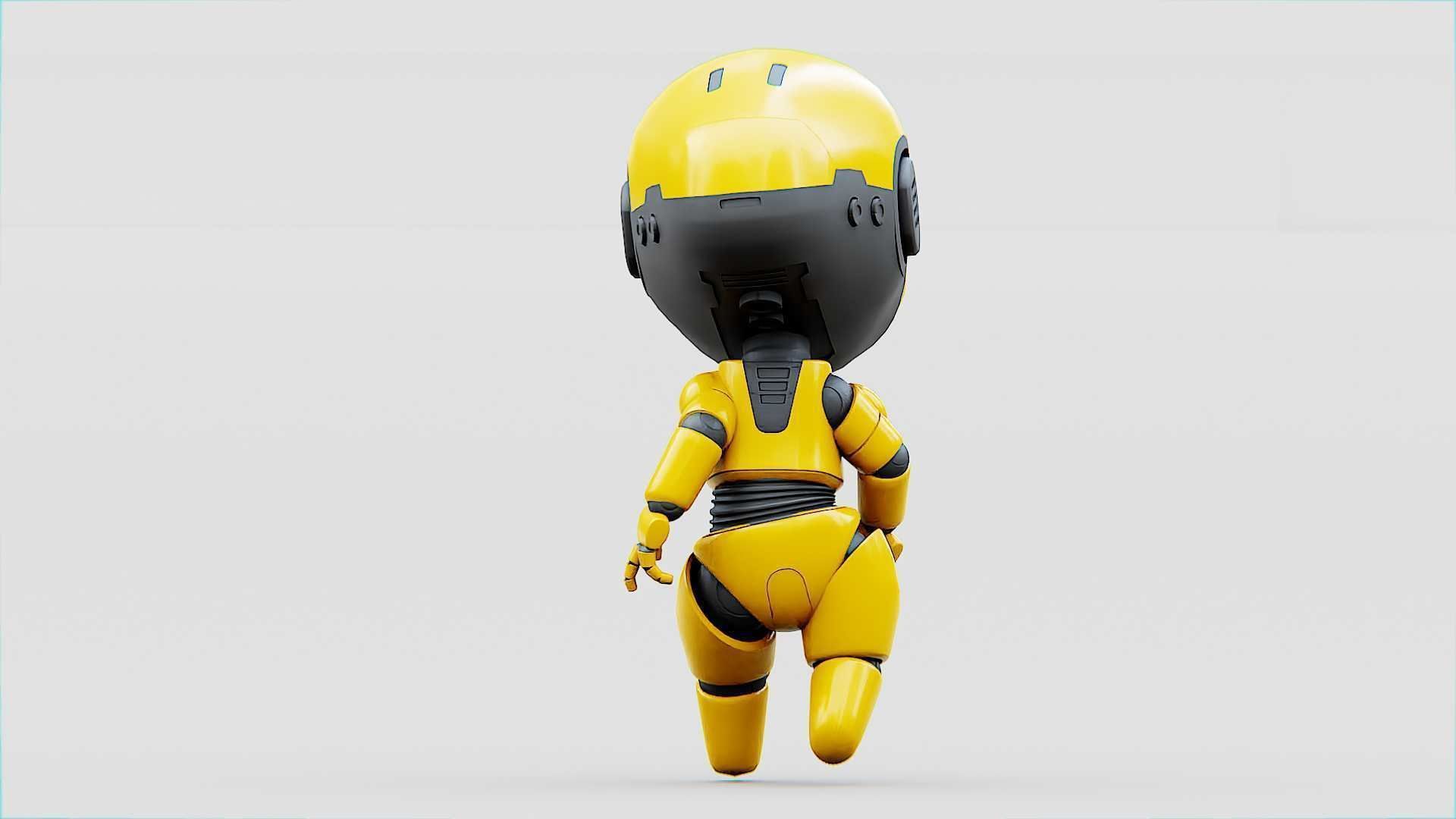 TOON BOT Rigged for Unreal Engine - Unity - MIXAMO 3D model_30