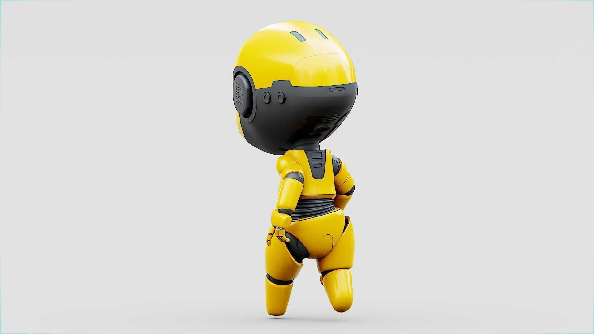 TOON BOT Rigged for Unreal Engine - Unity - MIXAMO 3D model_26