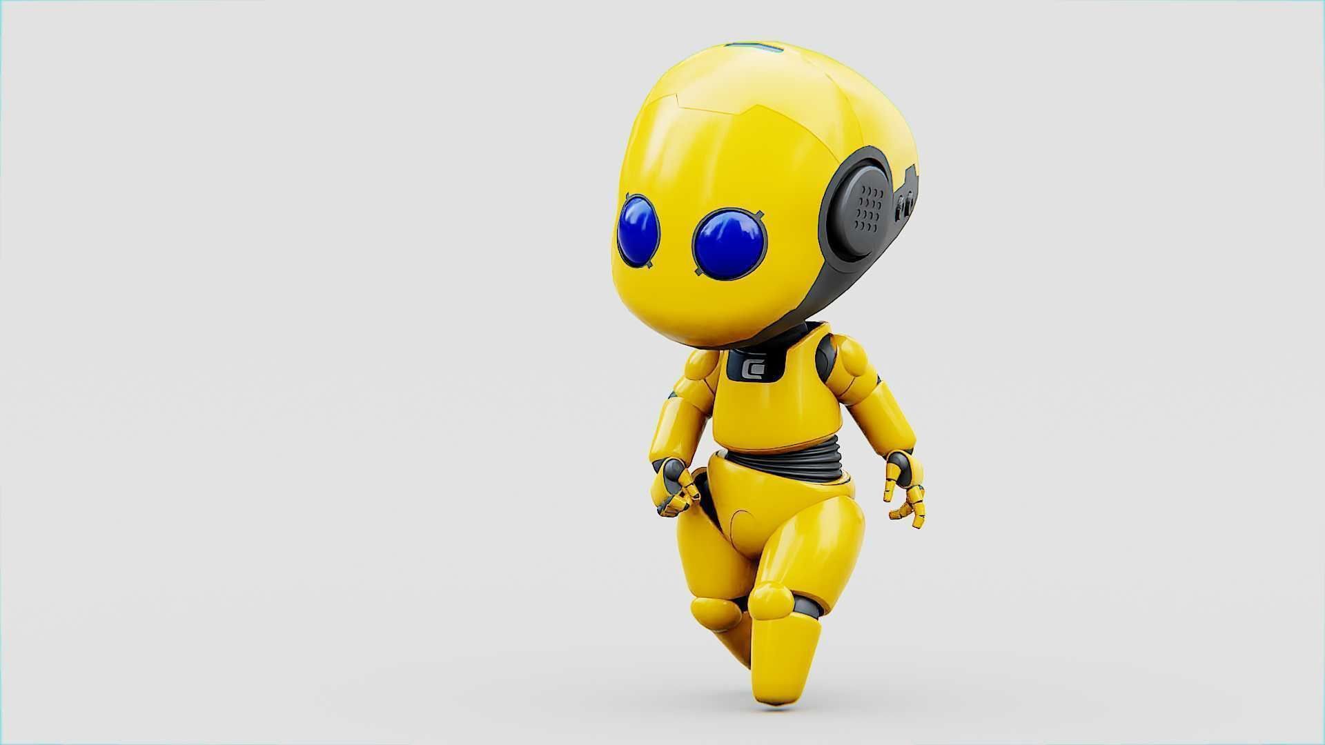 TOON BOT Rigged for Unreal Engine - Unity - MIXAMO 3D model_24