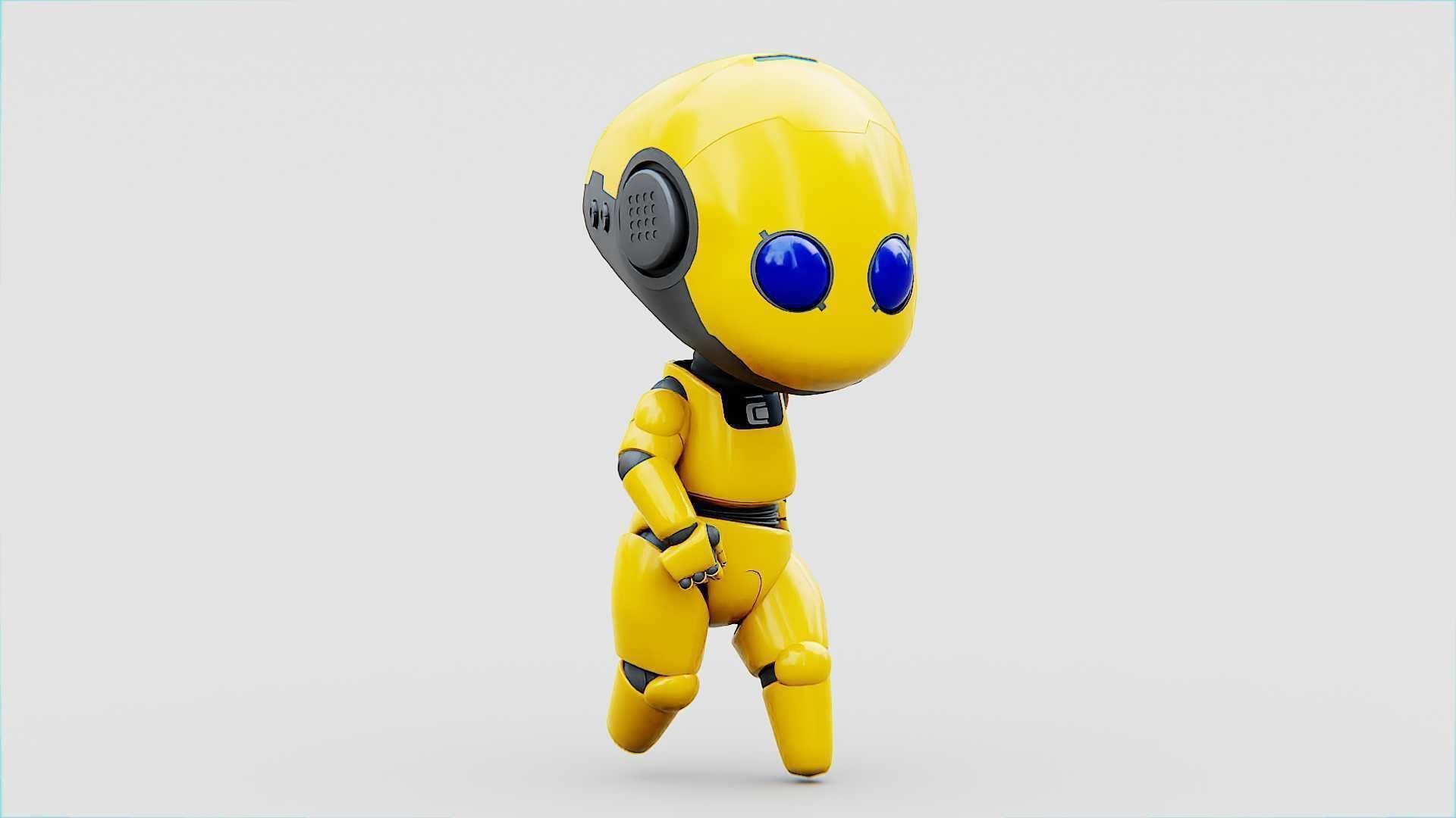 TOON BOT Rigged for Unreal Engine - Unity - MIXAMO 3D model_27