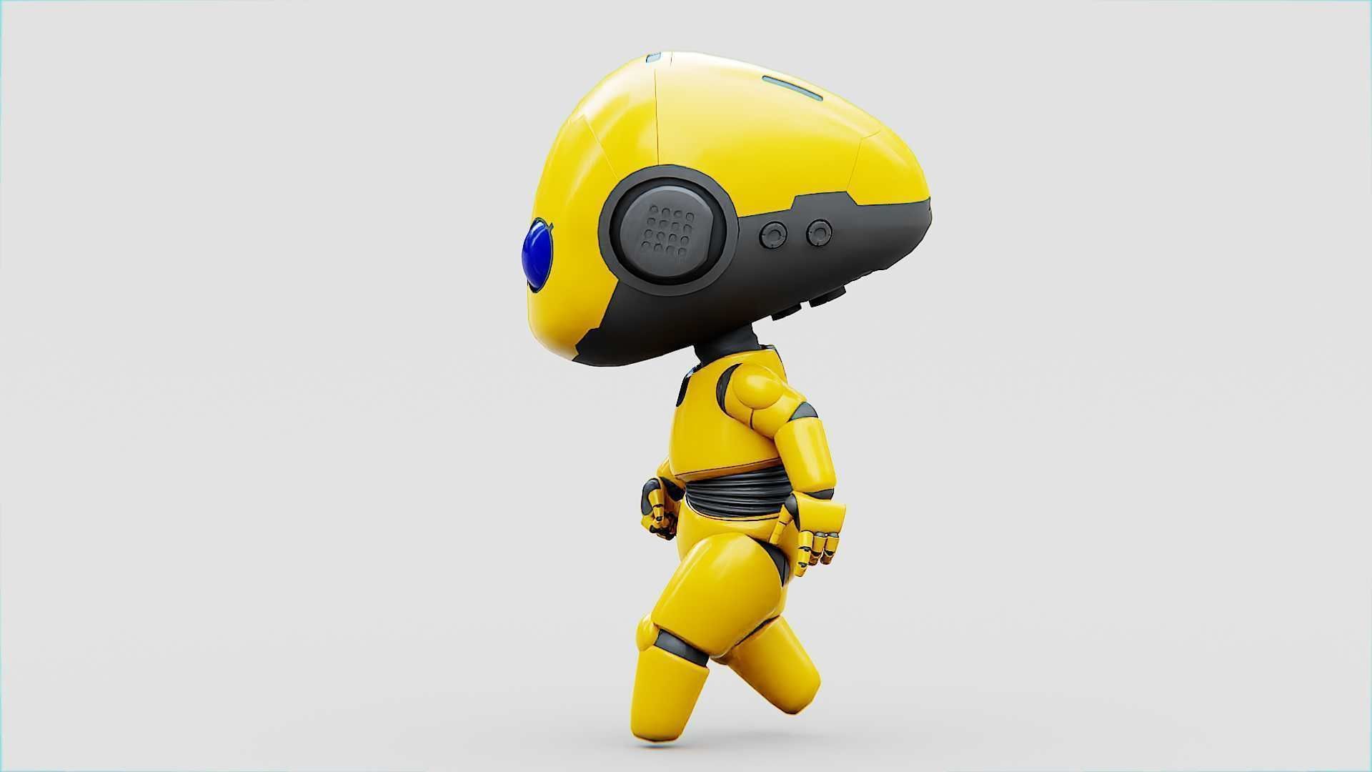TOON BOT Rigged for Unreal Engine - Unity - MIXAMO 3D model_25