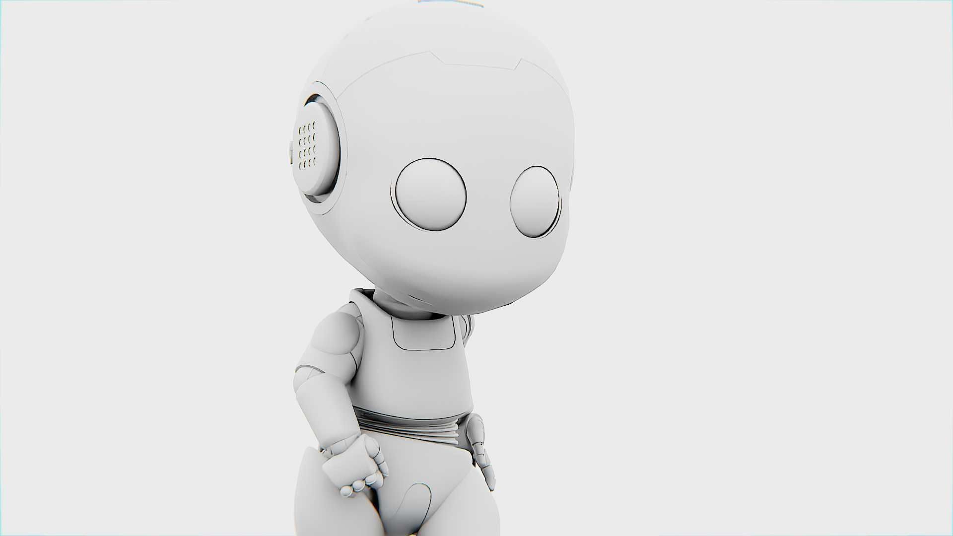 TOON BOT Rigged for Unreal Engine - Unity - MIXAMO 3D model_35
