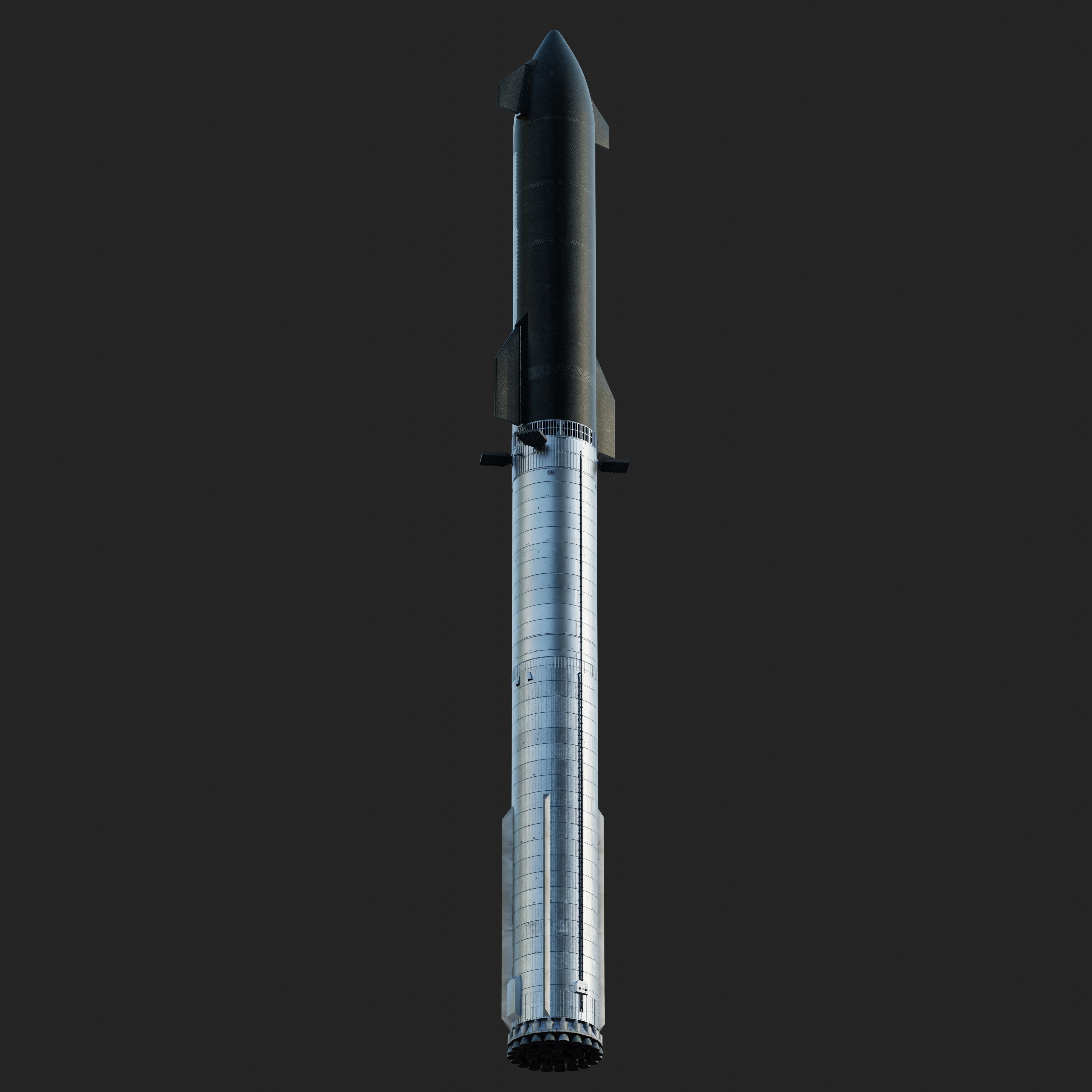 SpaceX Starship Block 2 3D model_1