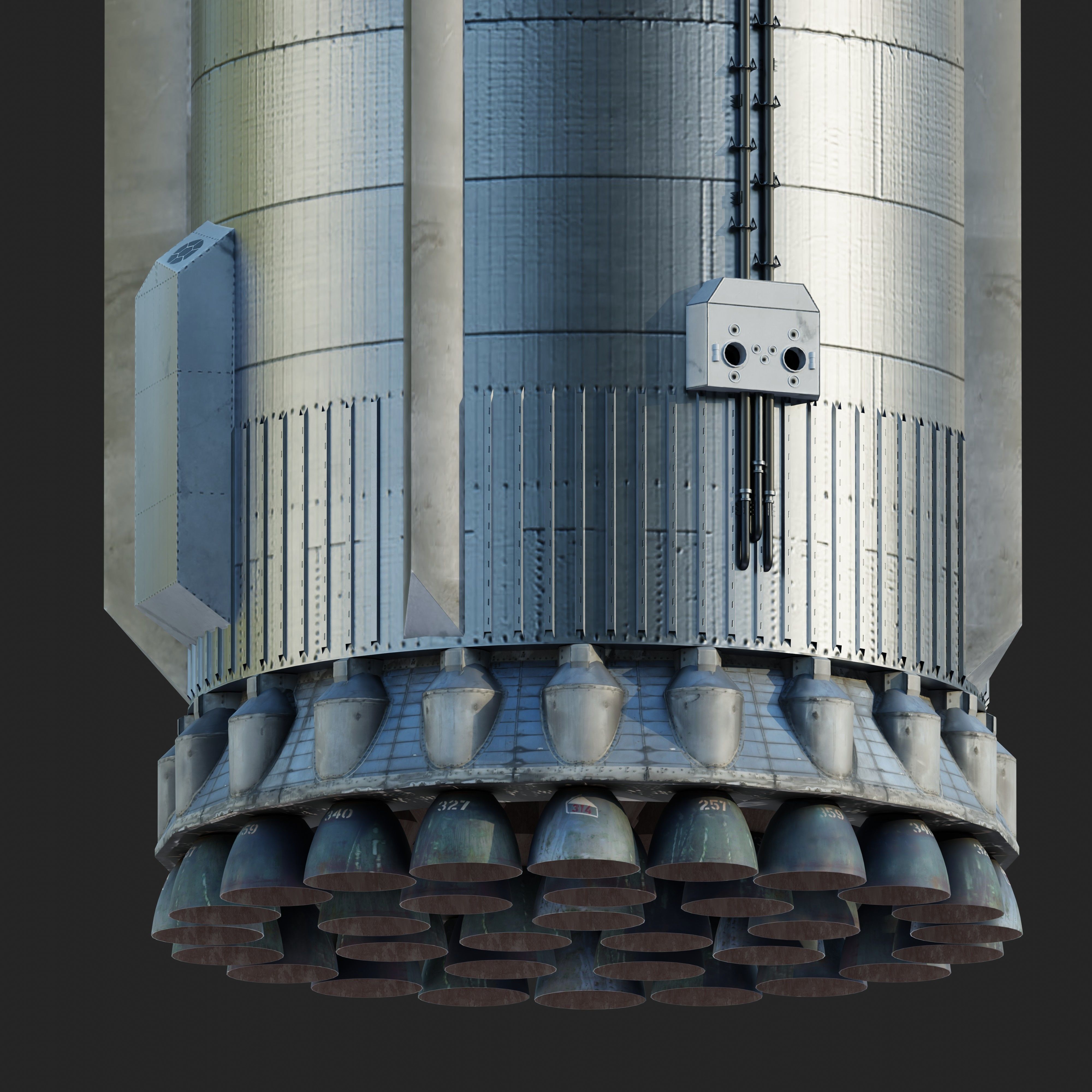 SpaceX Starship Block 2 3D model_6