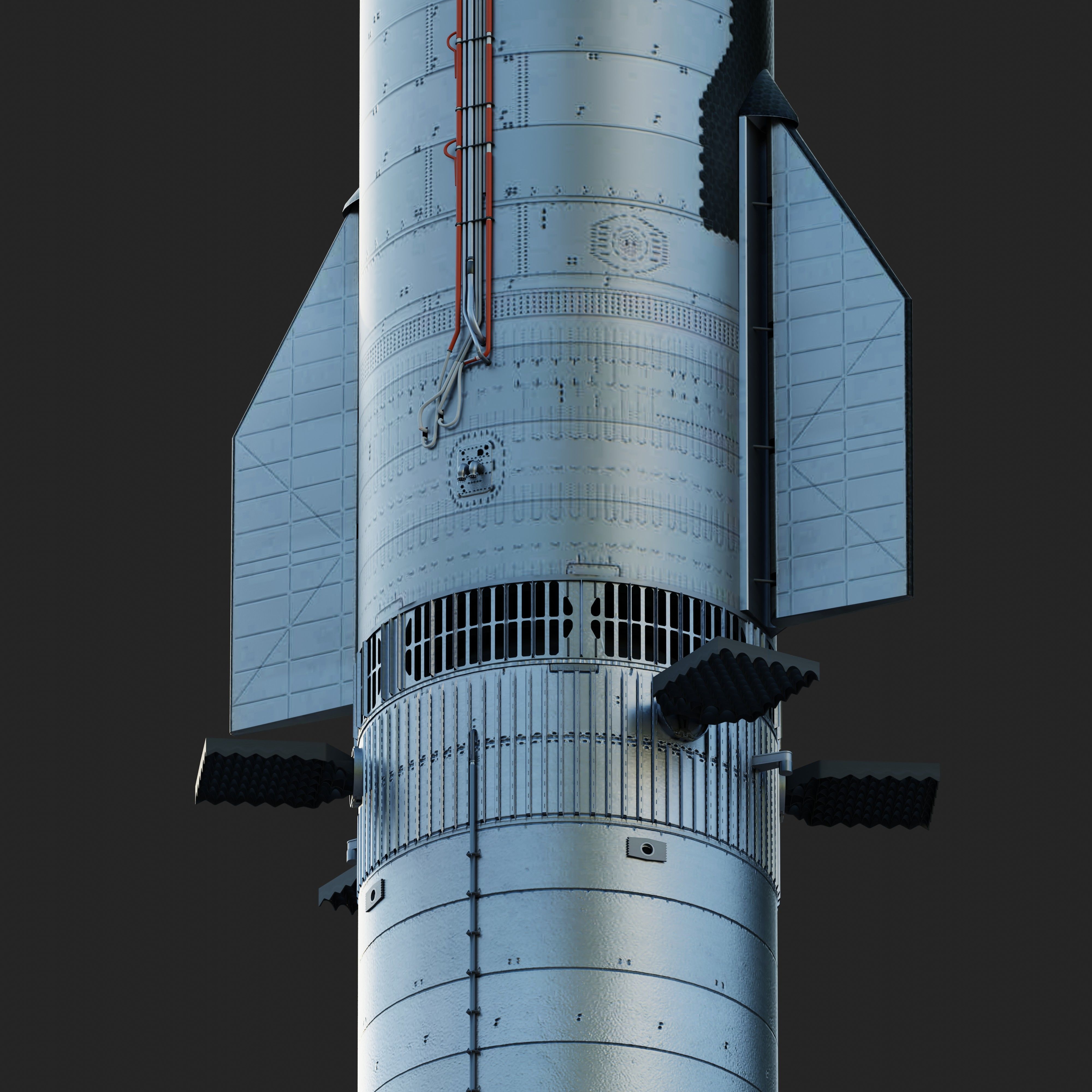 SpaceX Starship Block 2 3D model_3