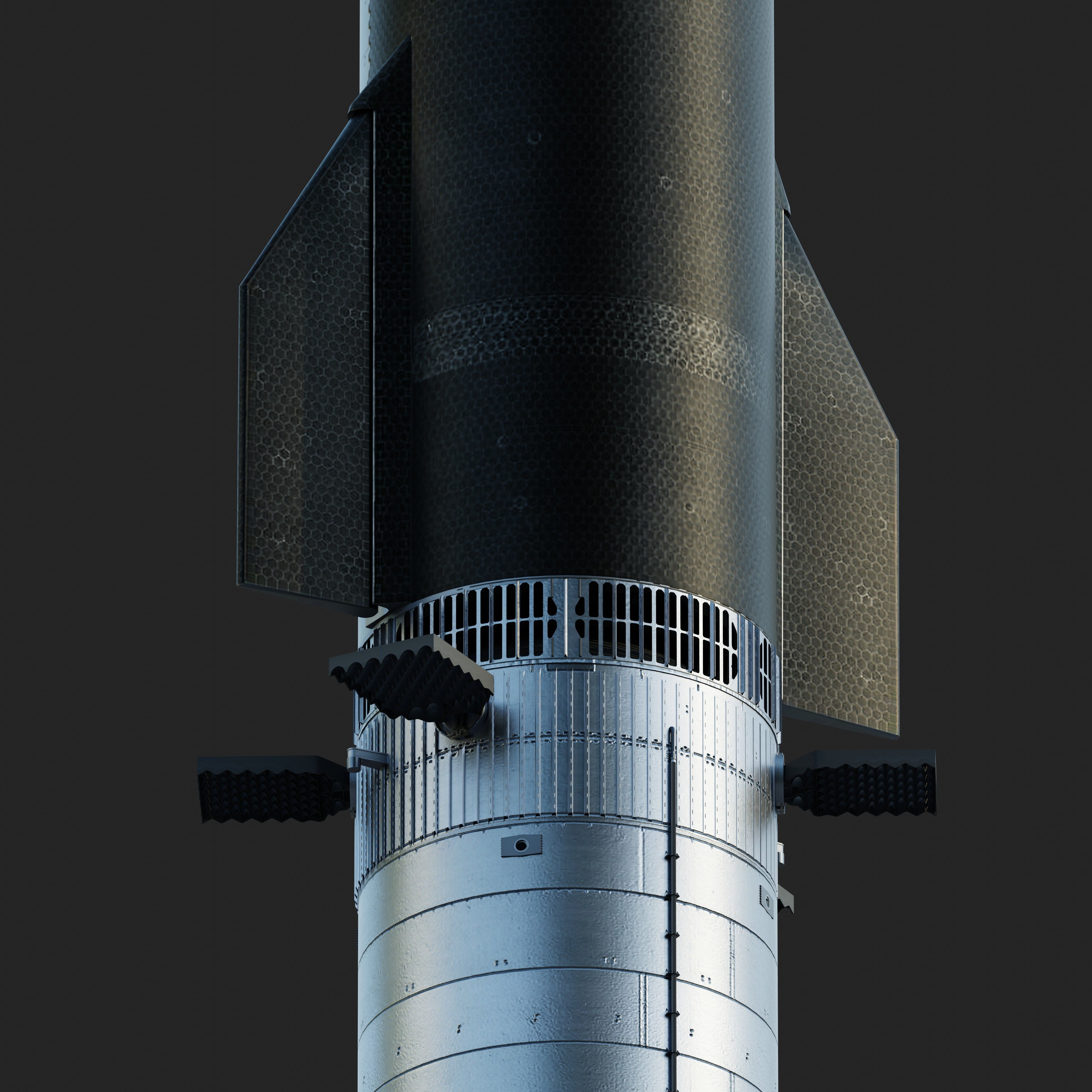 SpaceX Starship Block 2 3D model_4