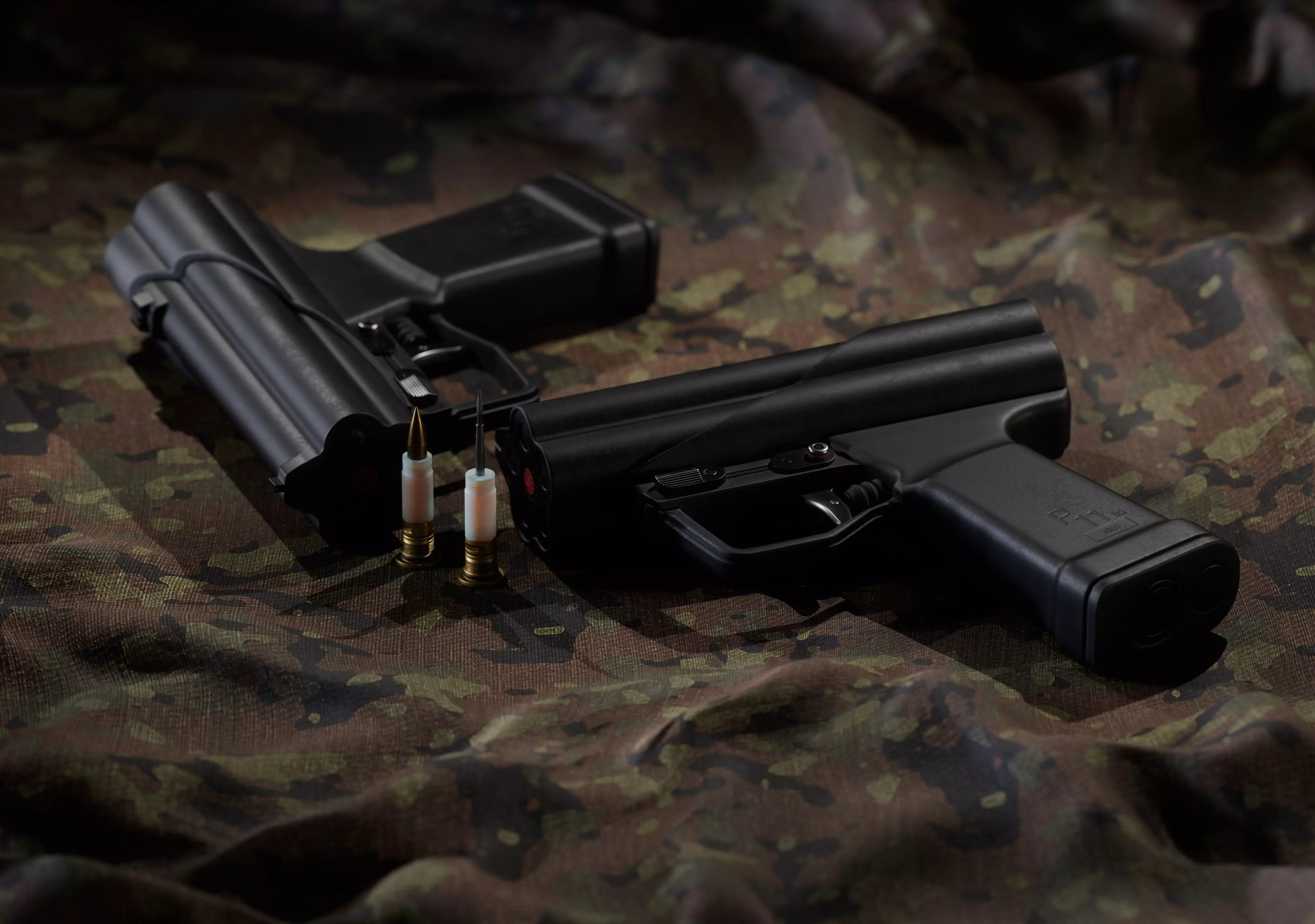 Game Ready HK P11 Underwater pistol Low-poly 3D model_0