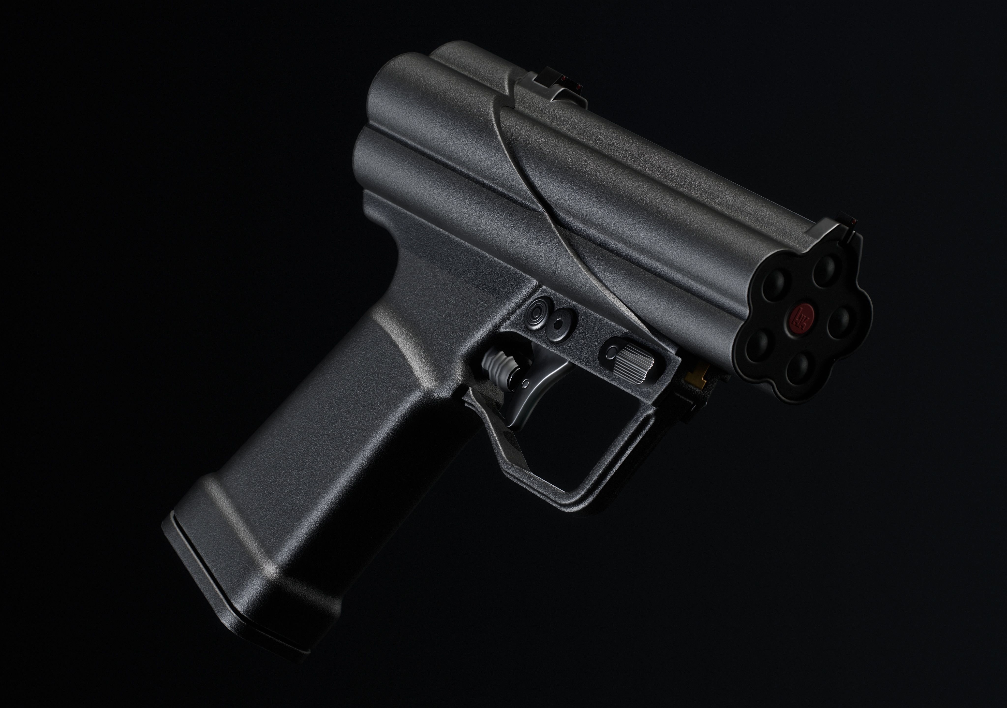 Game Ready HK P11 Underwater pistol Low-poly 3D model_4