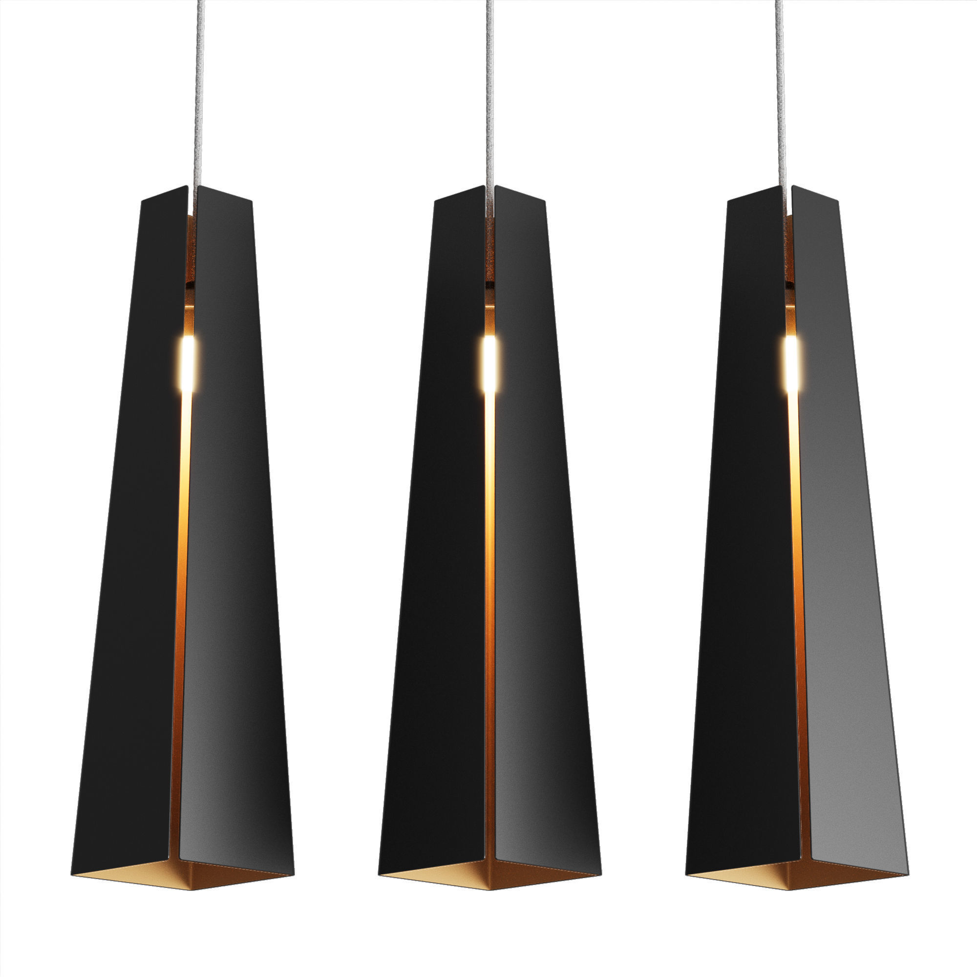 Pendant lamp Faro Barcelona PLUMA 3D model_1