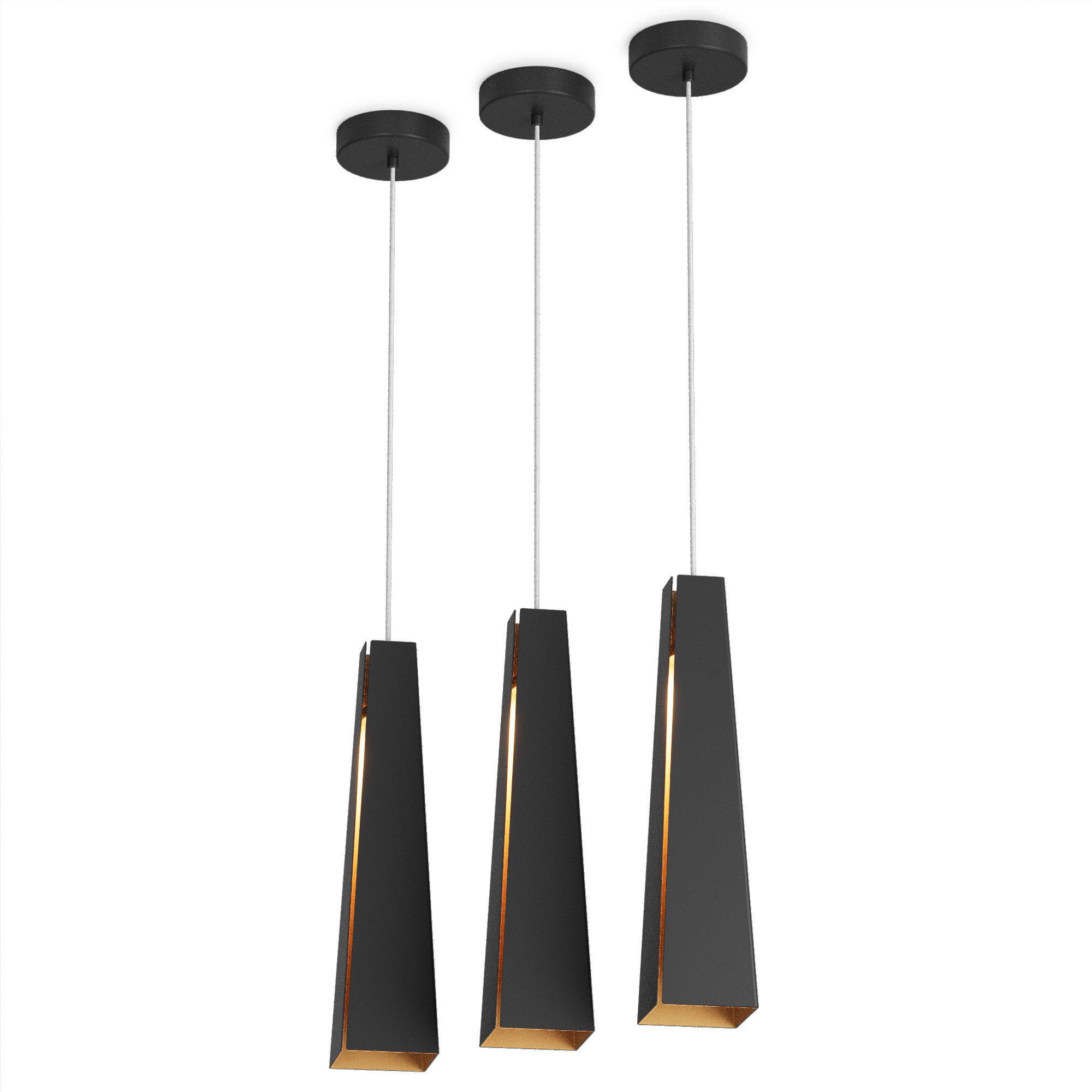 Pendant lamp Faro Barcelona PLUMA 3D model_2