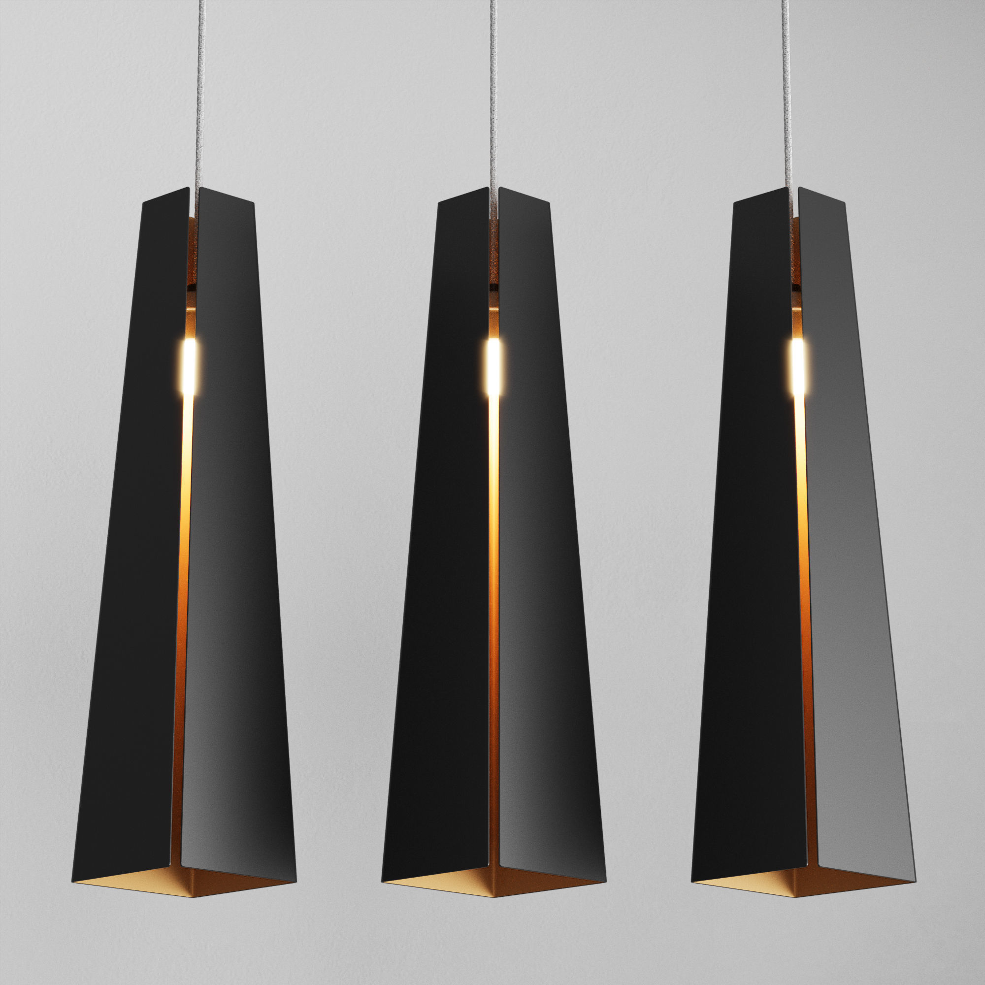 Pendant lamp Faro Barcelona PLUMA 3D model_5