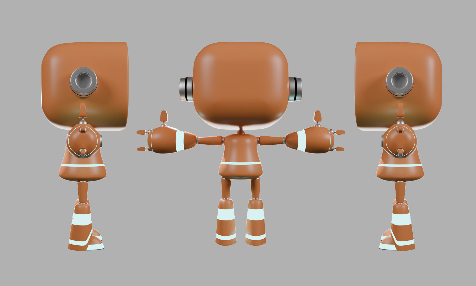 3D Character Robot 3D model_1