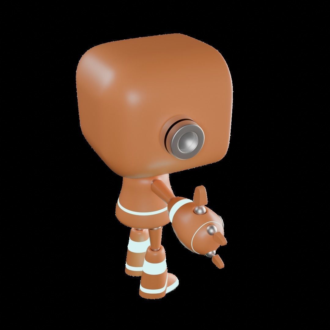 3D Character Robot 3D model_3