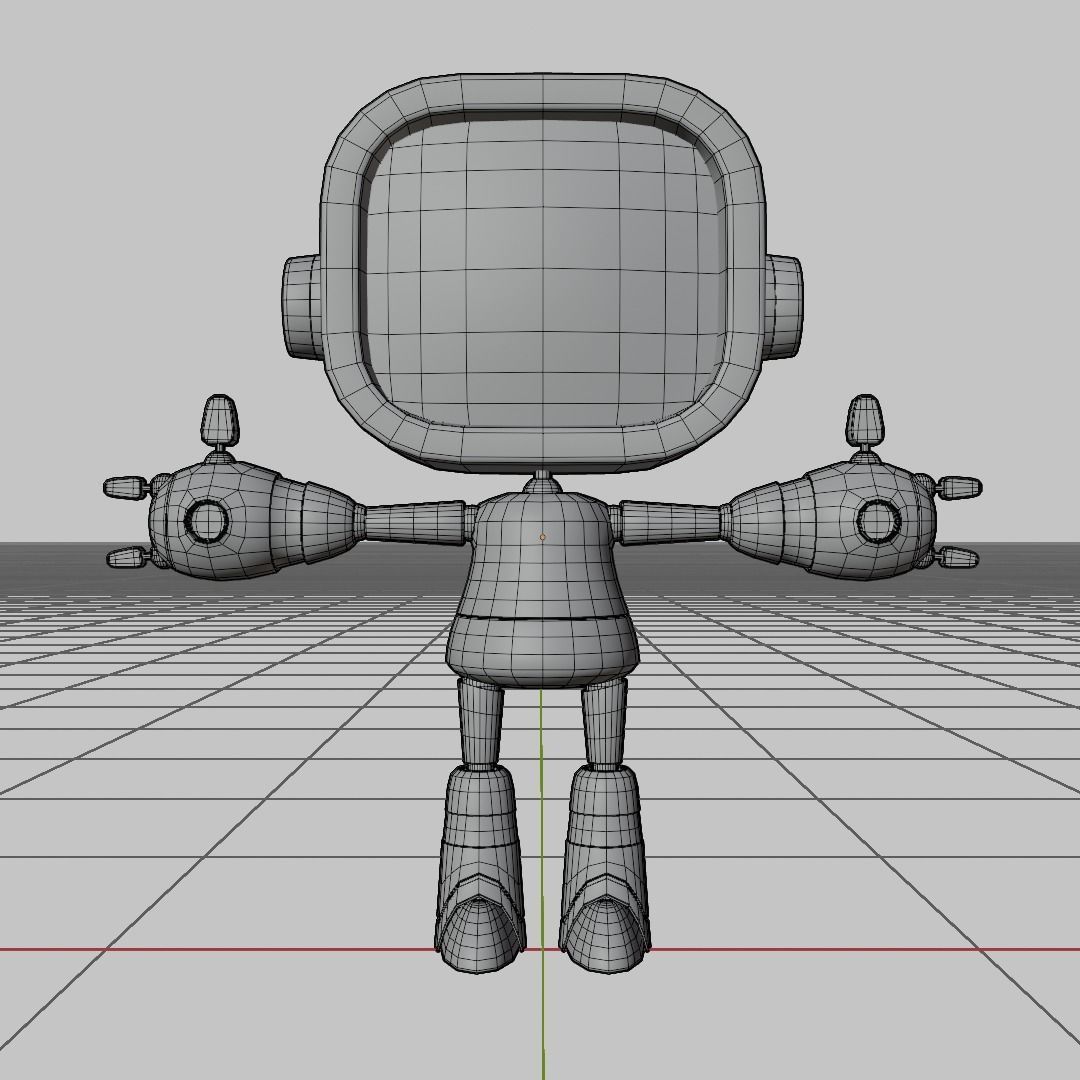 3D Character Robot 3D model_4