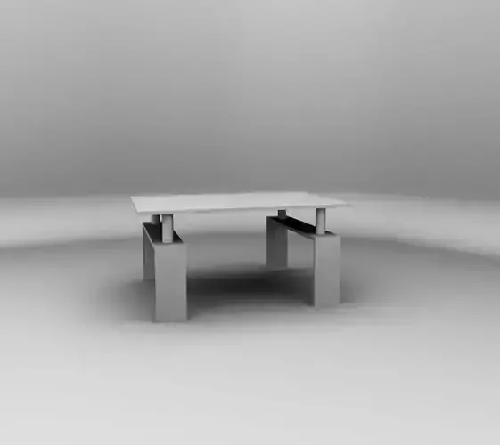 Table Model with two legs