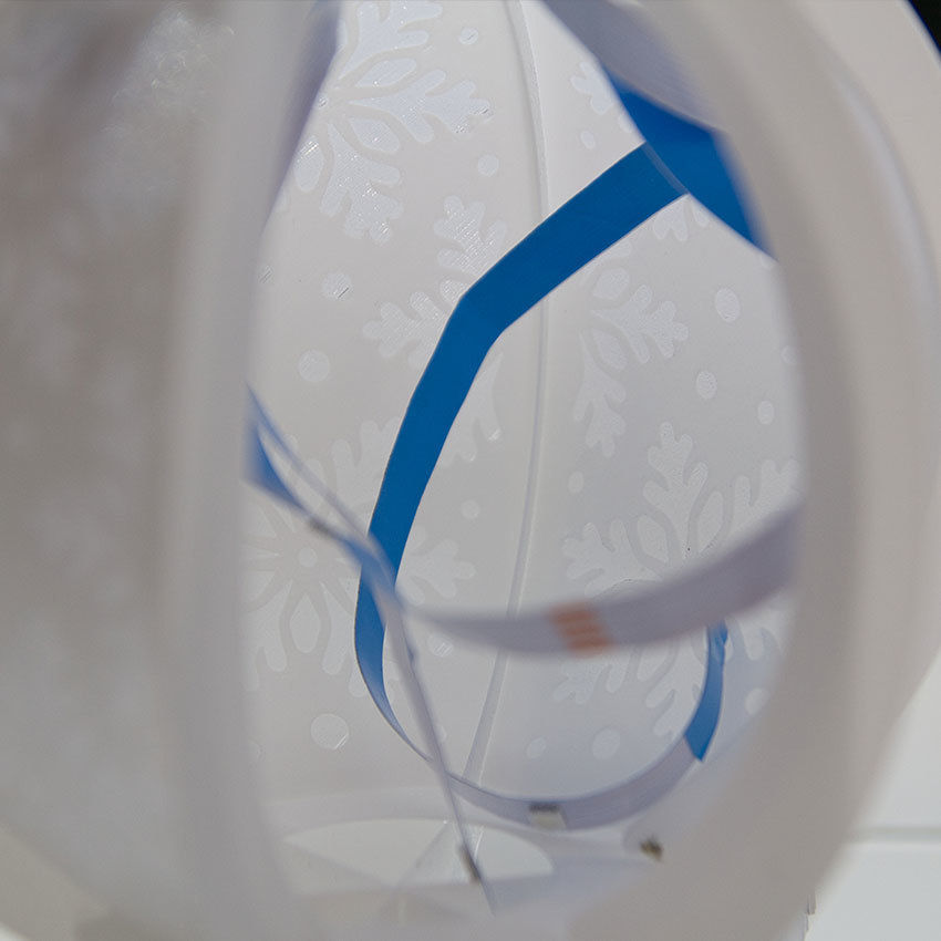 Christmas snow globe lantern Snowball DECORATION LIGHT 3D print model_8