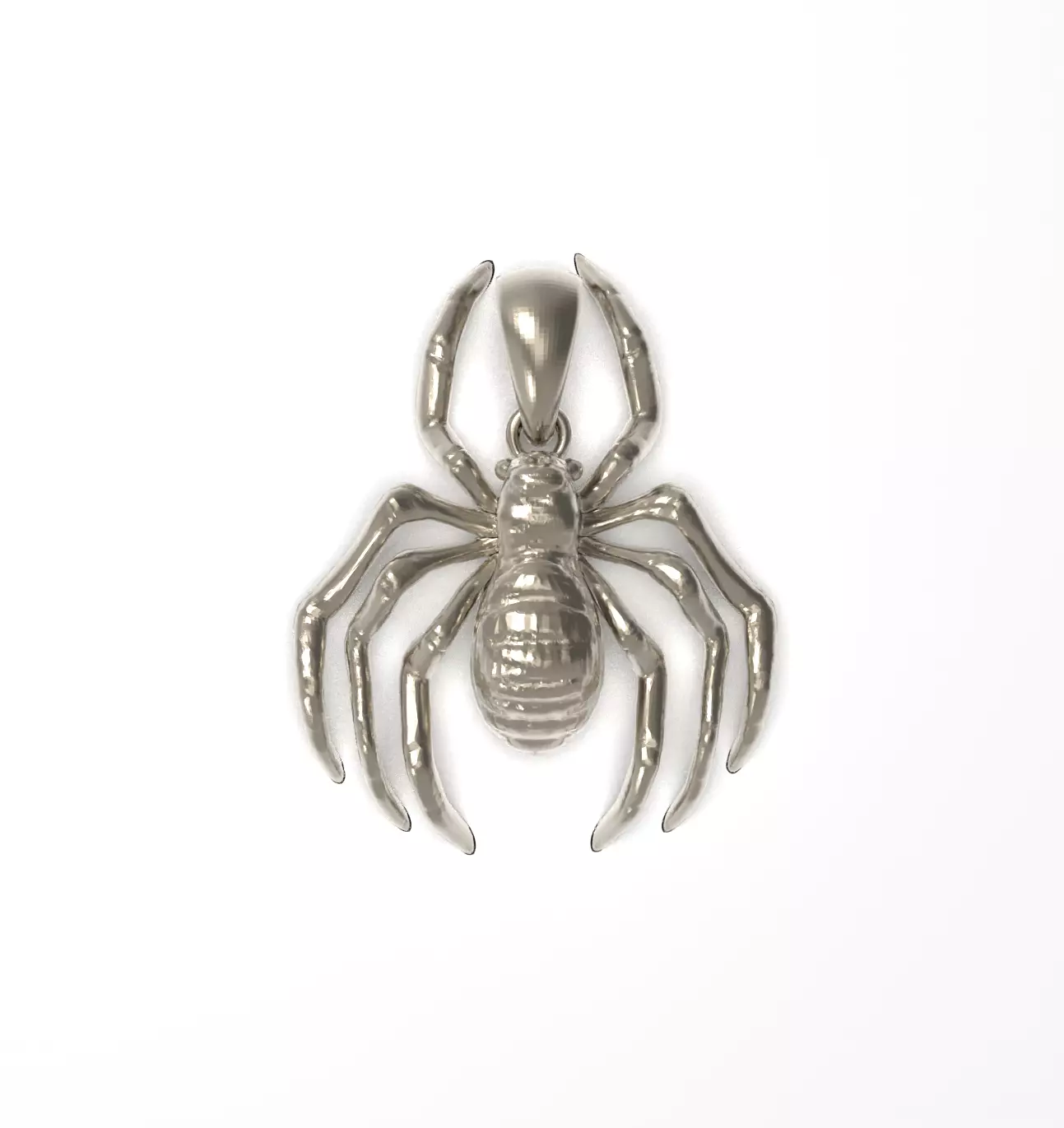 Spider Pendant 3D Printable Jewelry Necklace 3D print model