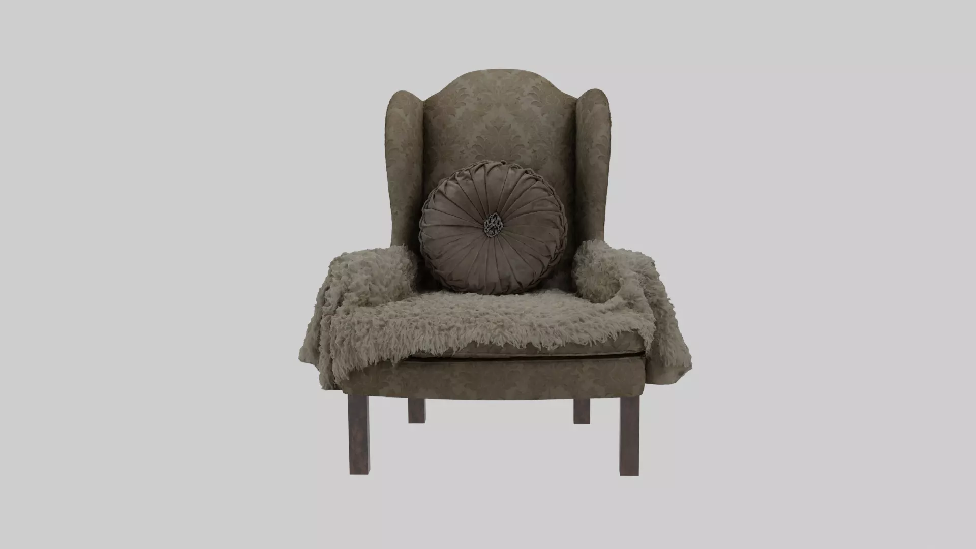 Acka furniture chair 3D model_0