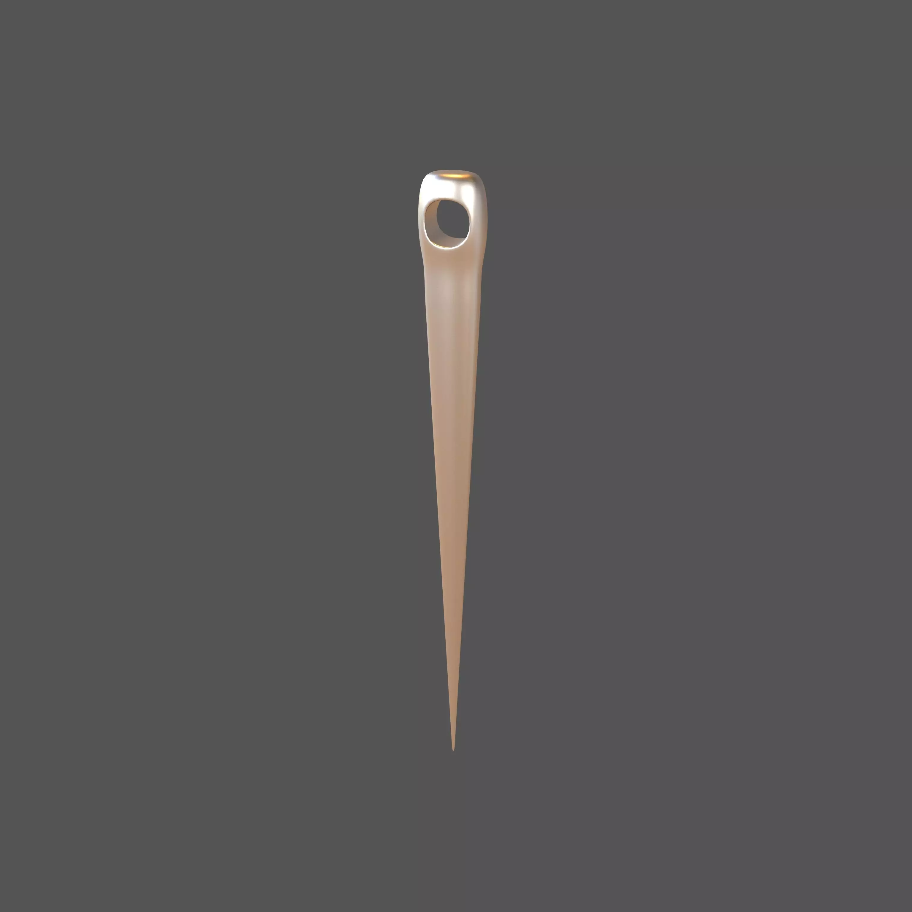 Cartoon Needle v1 001 Low-poly 3D model_0