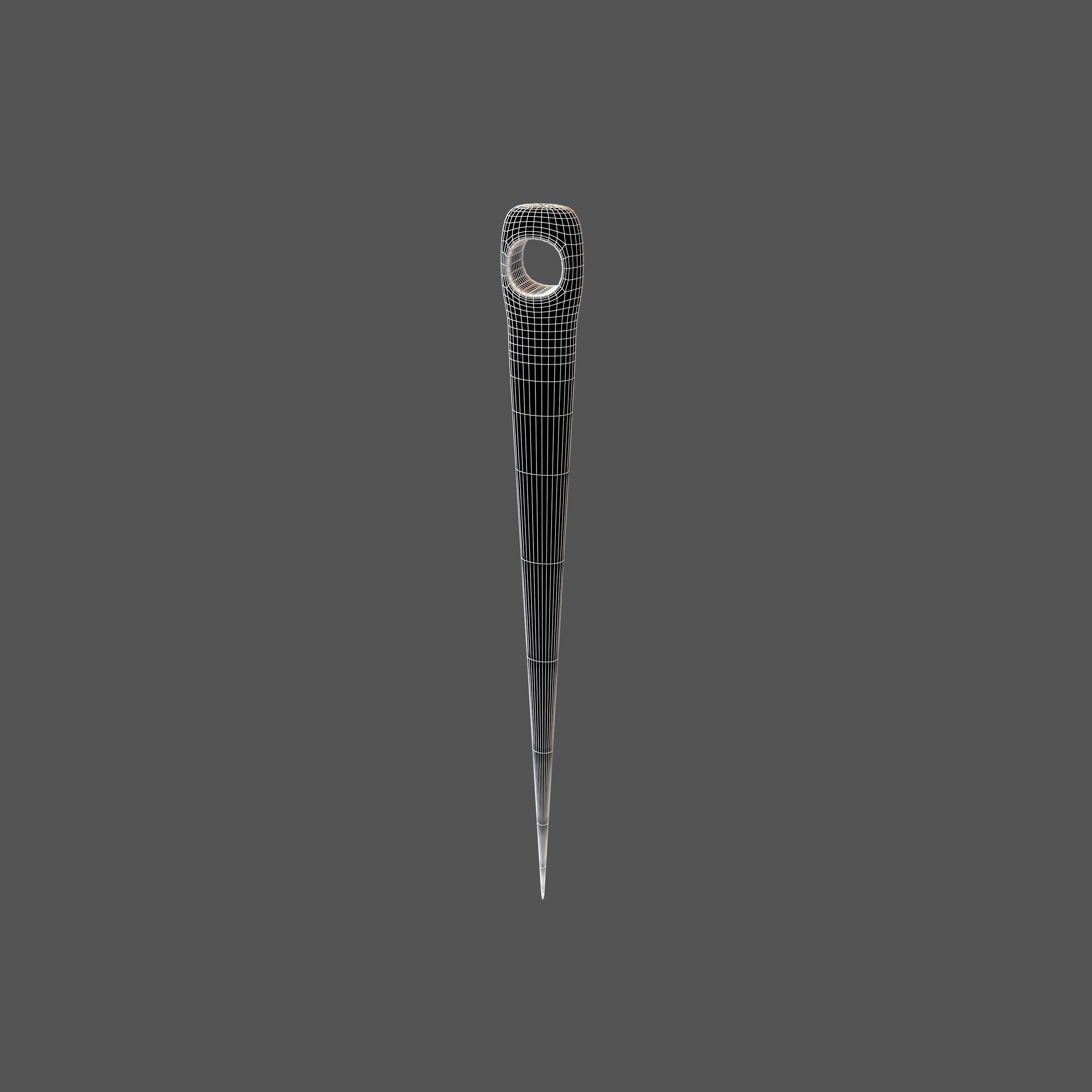Cartoon Needle v1 001 Low-poly 3D model_5