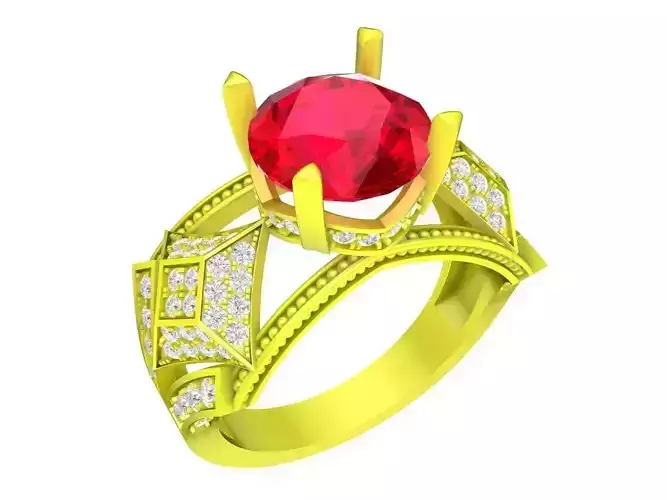 7293 new style diamond fashion women ring