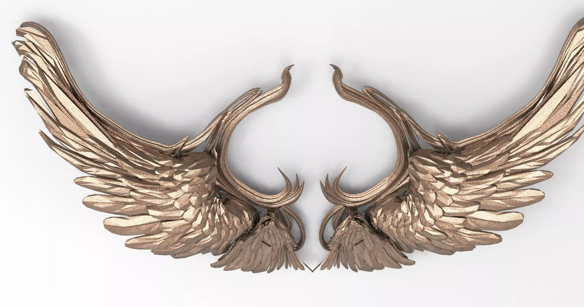 Holy Renaissance Wings 3D model_0