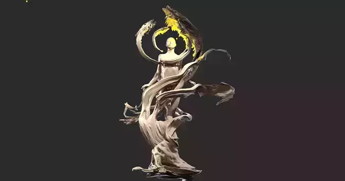 Snake Totem sculpture