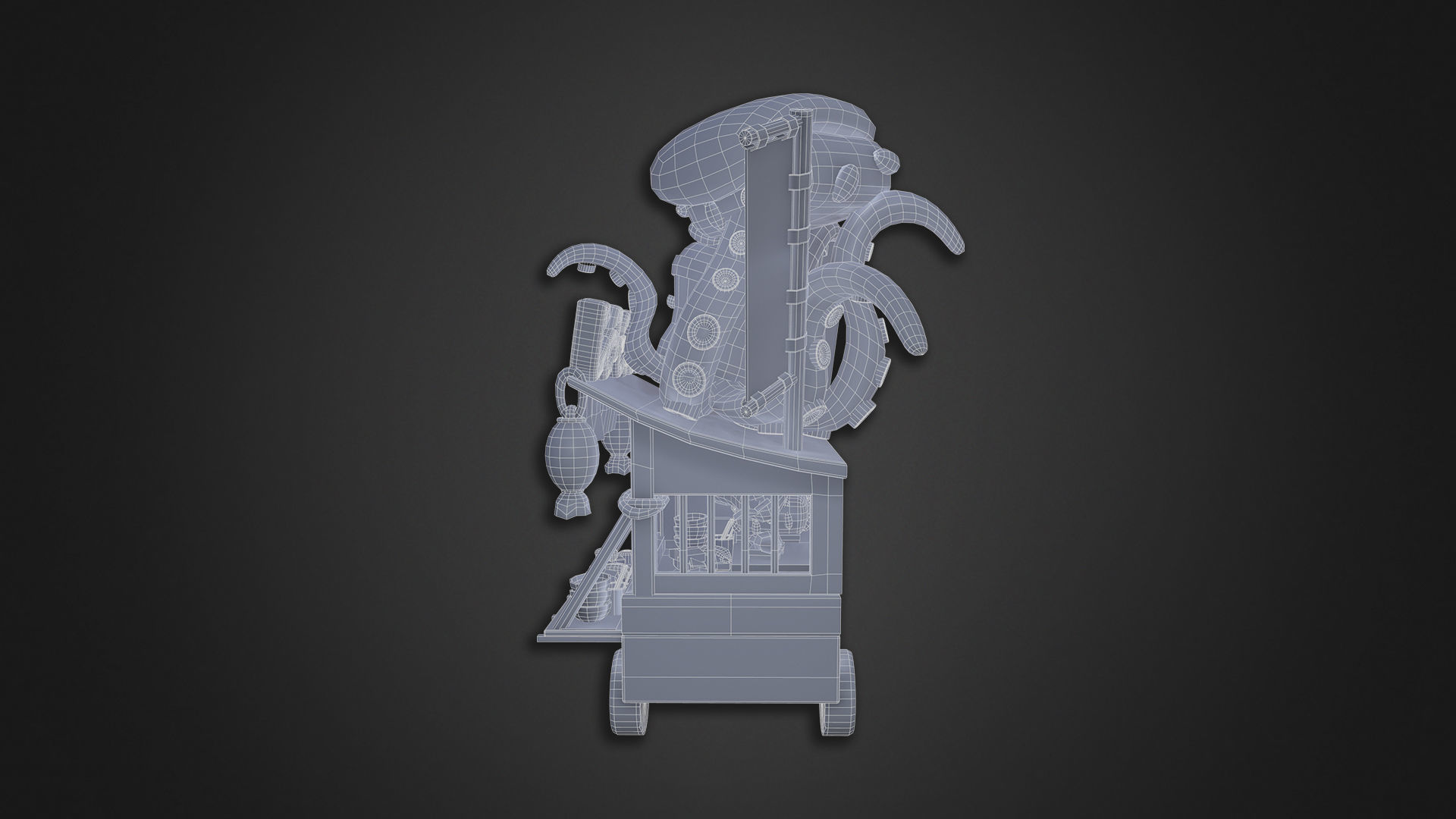 Asset - Cartoons - Food Sushi Car 3D model_11