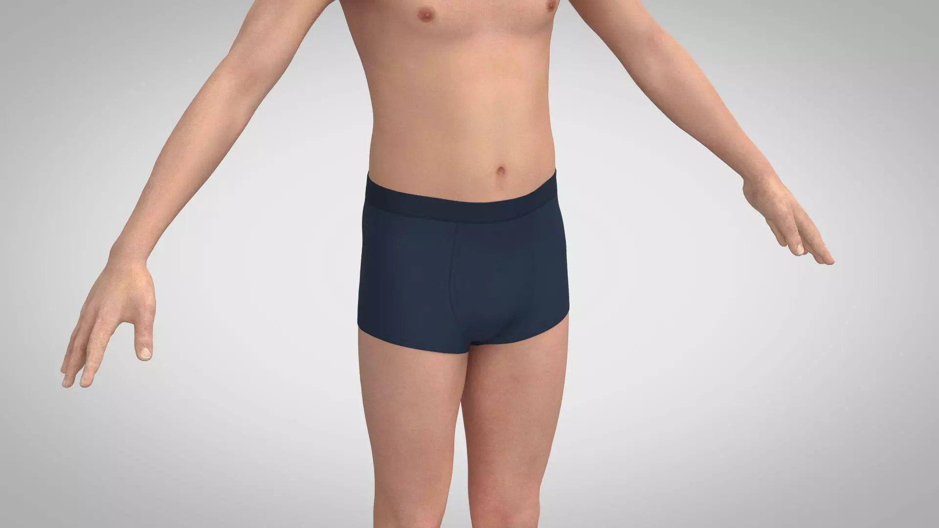 Men Underpants 3D model