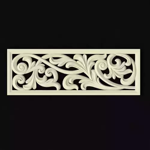 Central decor ornament for furniture