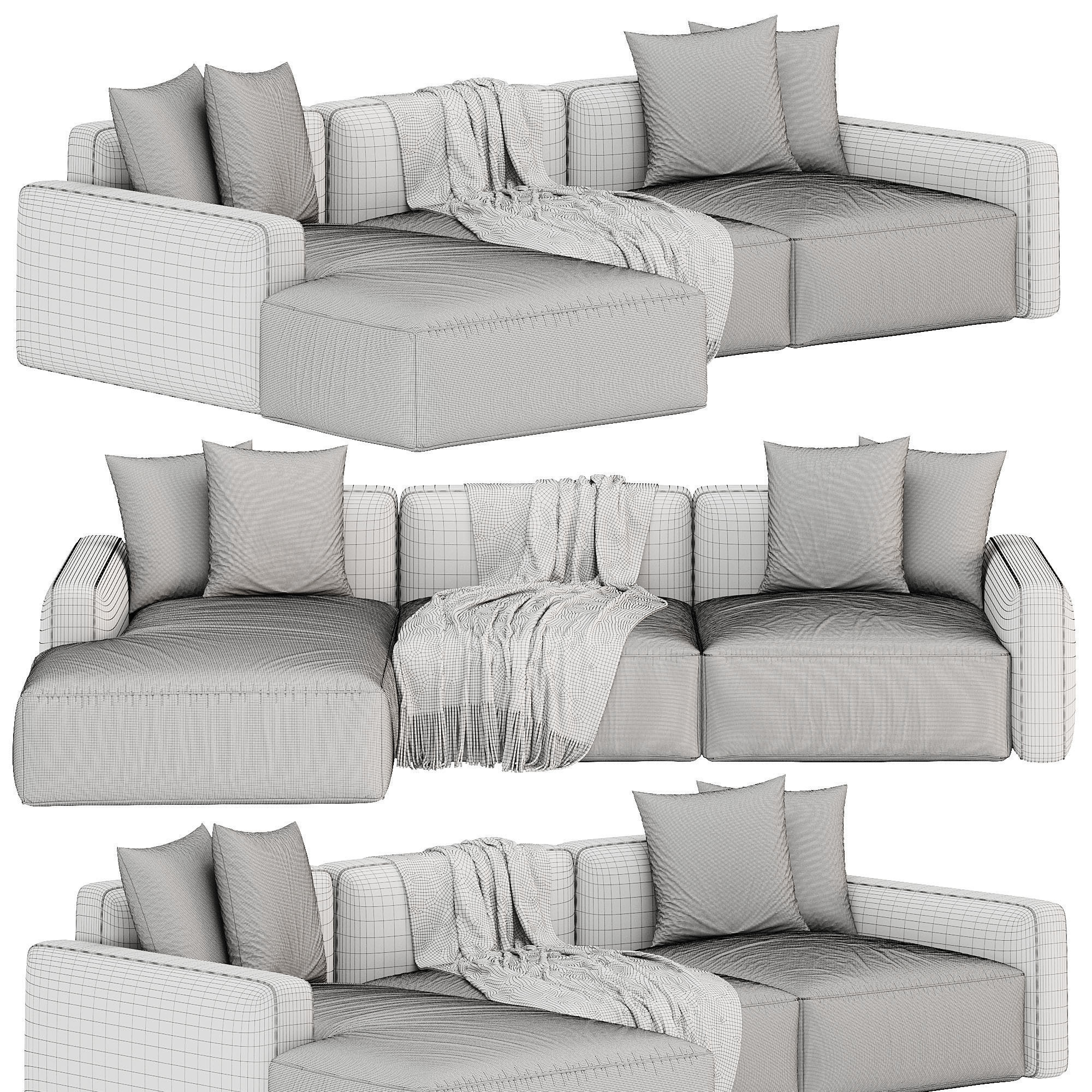 Daniel Sofa 3D model_6