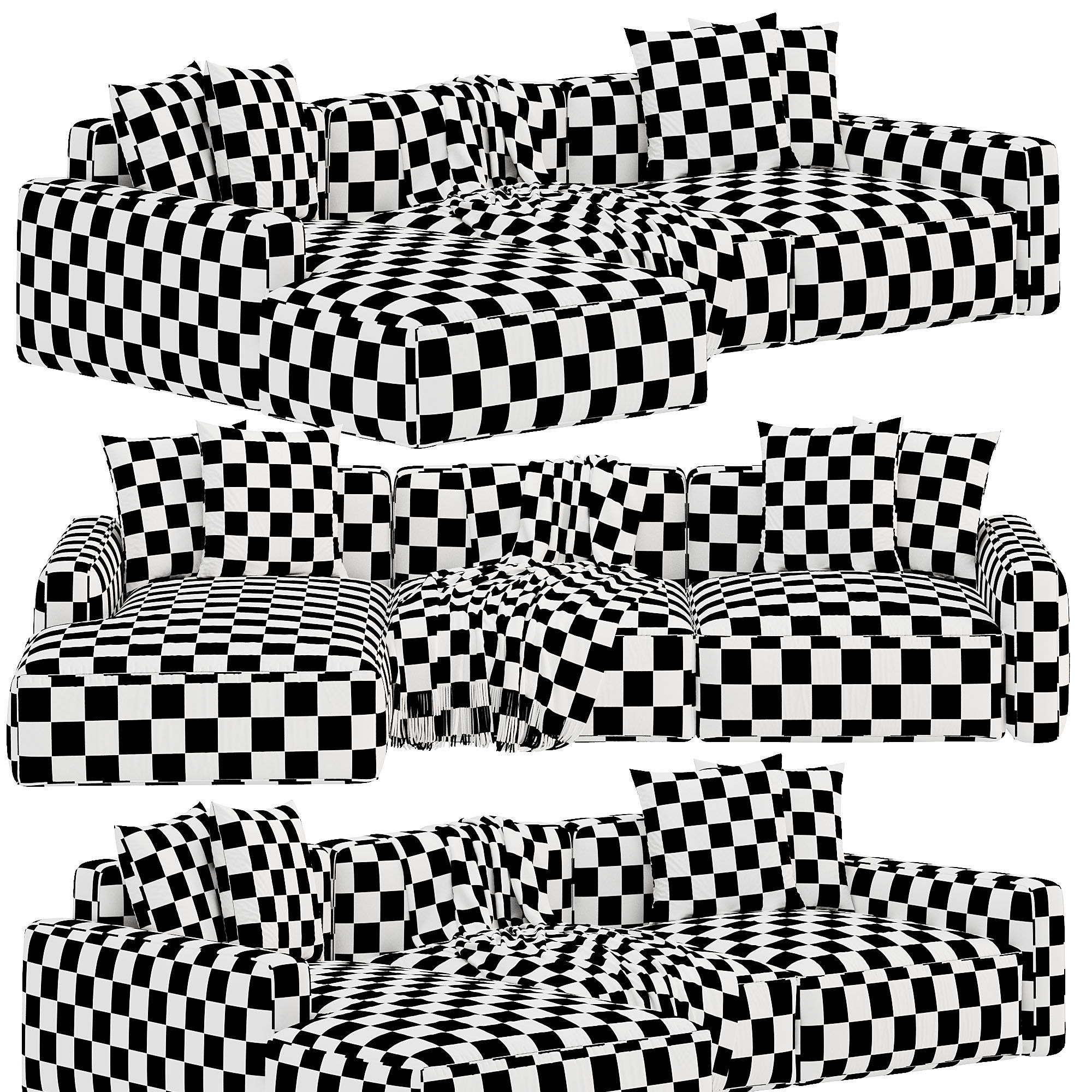 Daniel Sofa 3D model_5