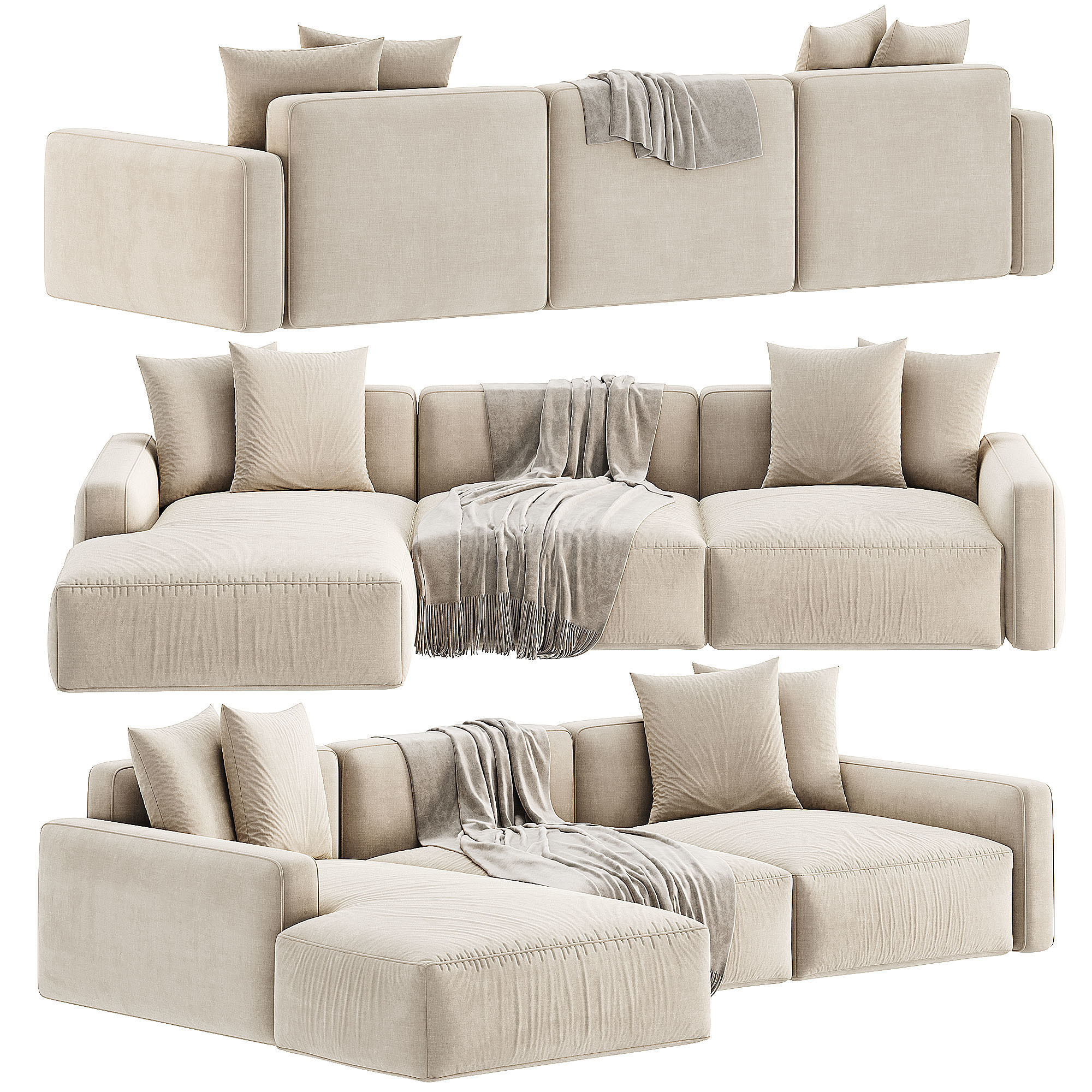 Daniel Sofa 3D model_2